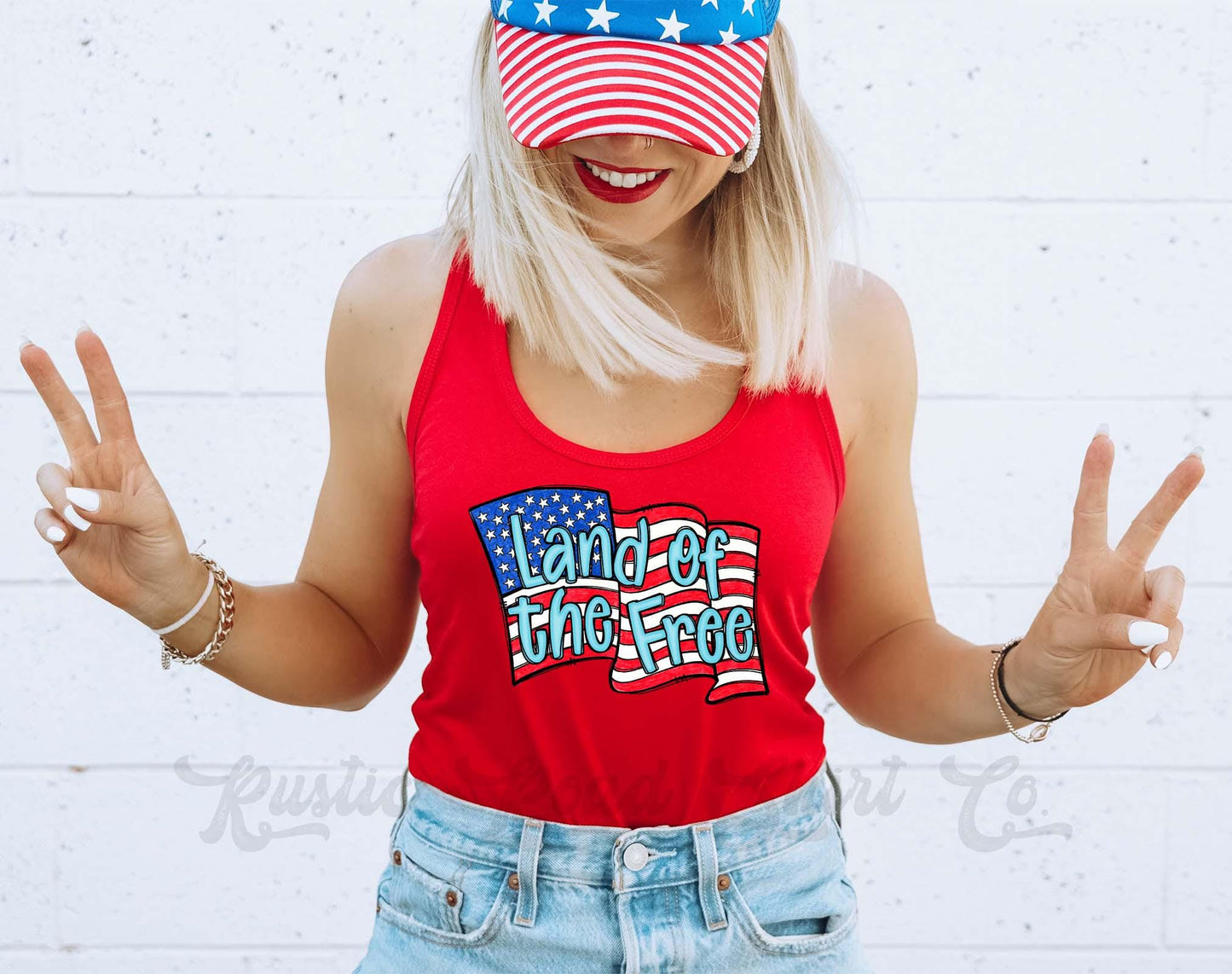 4th of July Tank Top, Land of the Free Tank, Fourth of July Tank, Patriotic Tank Top, USA Tank Top