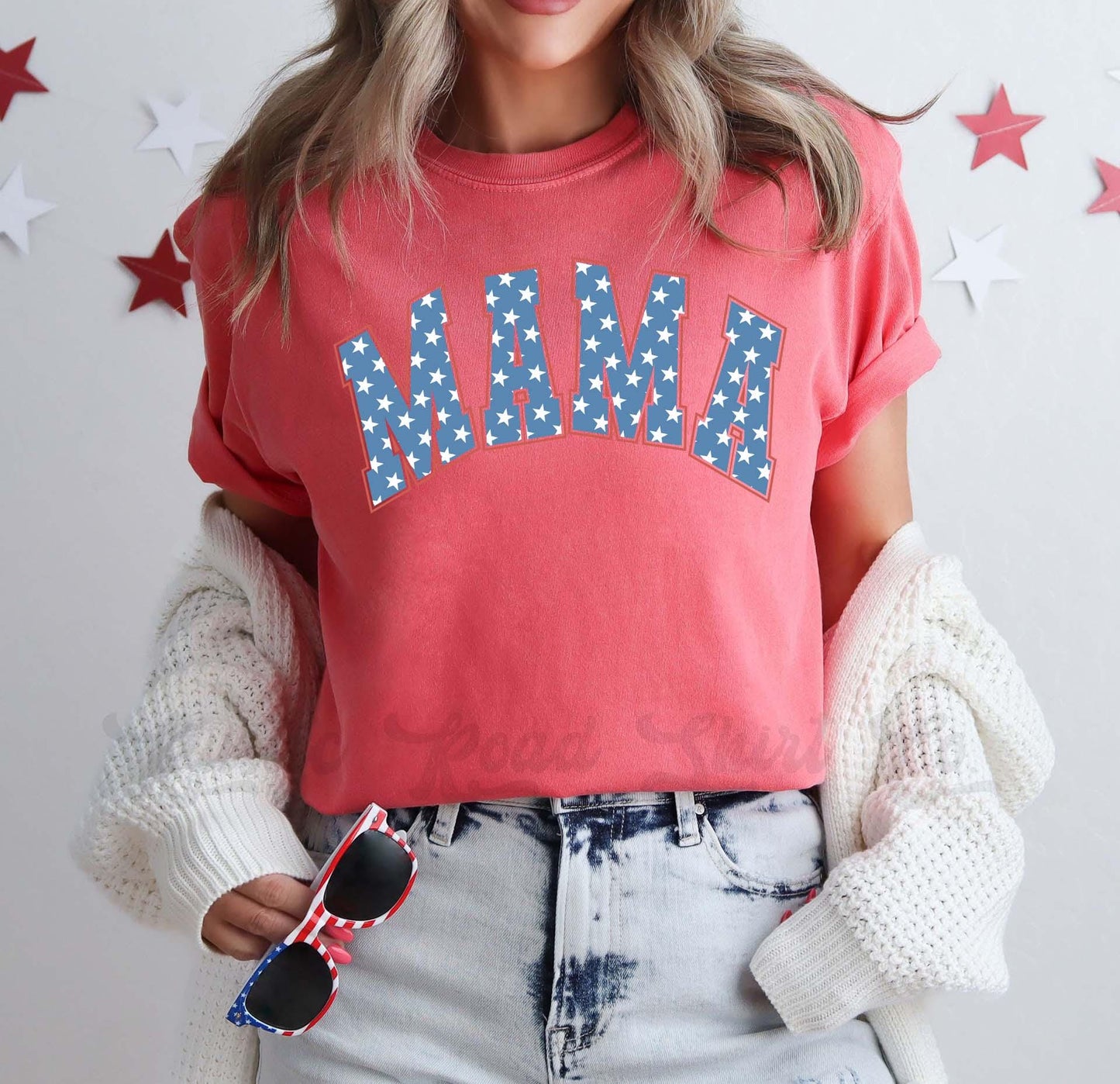 Fourth of July Shirt, Memorial Day Shirt, Lake America Shirt, Comfort Colors™ Shirt, 4th of July Shirt, Coquette Mama Shirt