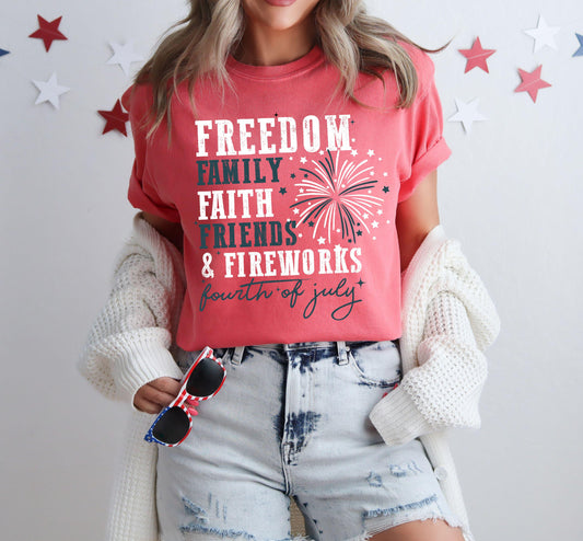 Fourth of July Shirt, Memorial Day Shirt, America Shirt, Comfort Colors™ Shirt, 4th of July Shirt, Coquette Mama Shirt