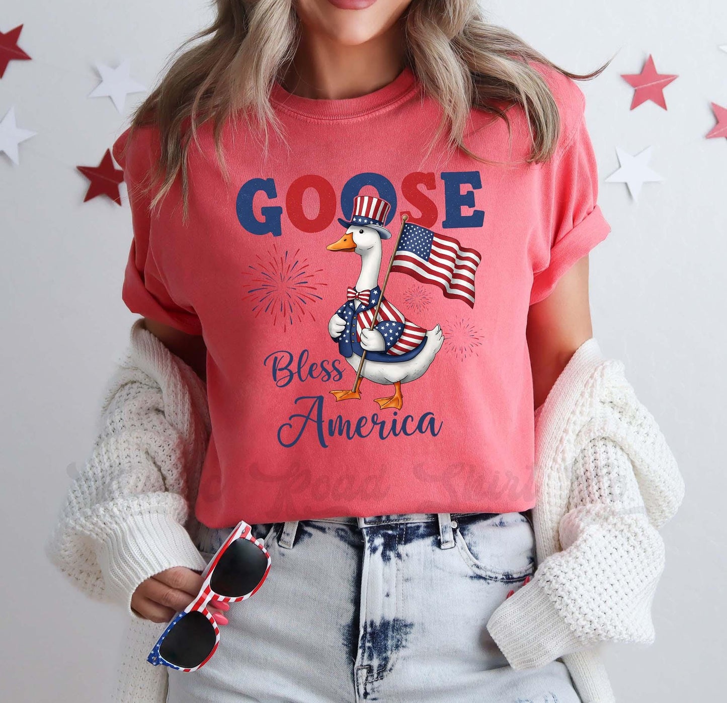 Fourth of July Shirt, Silly Goose Shirt, Memorial Day Shirt, America Shirt, Comfort Colors™ Shirt, 4th of July Shirt,
