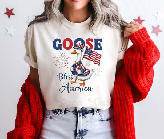 Fourth of July Shirt, Silly Goose Shirt, Memorial Day Shirt, America Shirt, Comfort Colors™ Shirt, 4th of July Shirt,