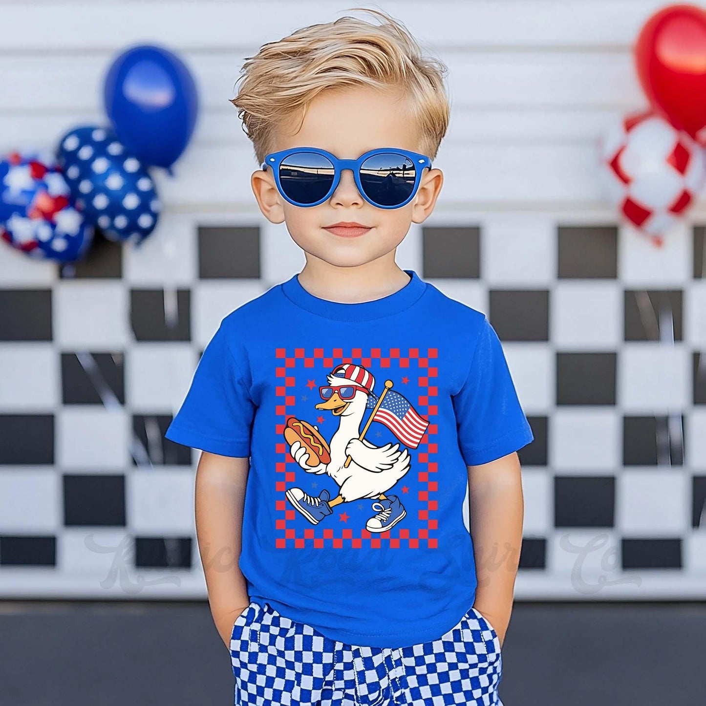 Boys 4th of July Shirt, Kids 4th of July Shirt, Goose Shirt, Funny 4th of July Shirt