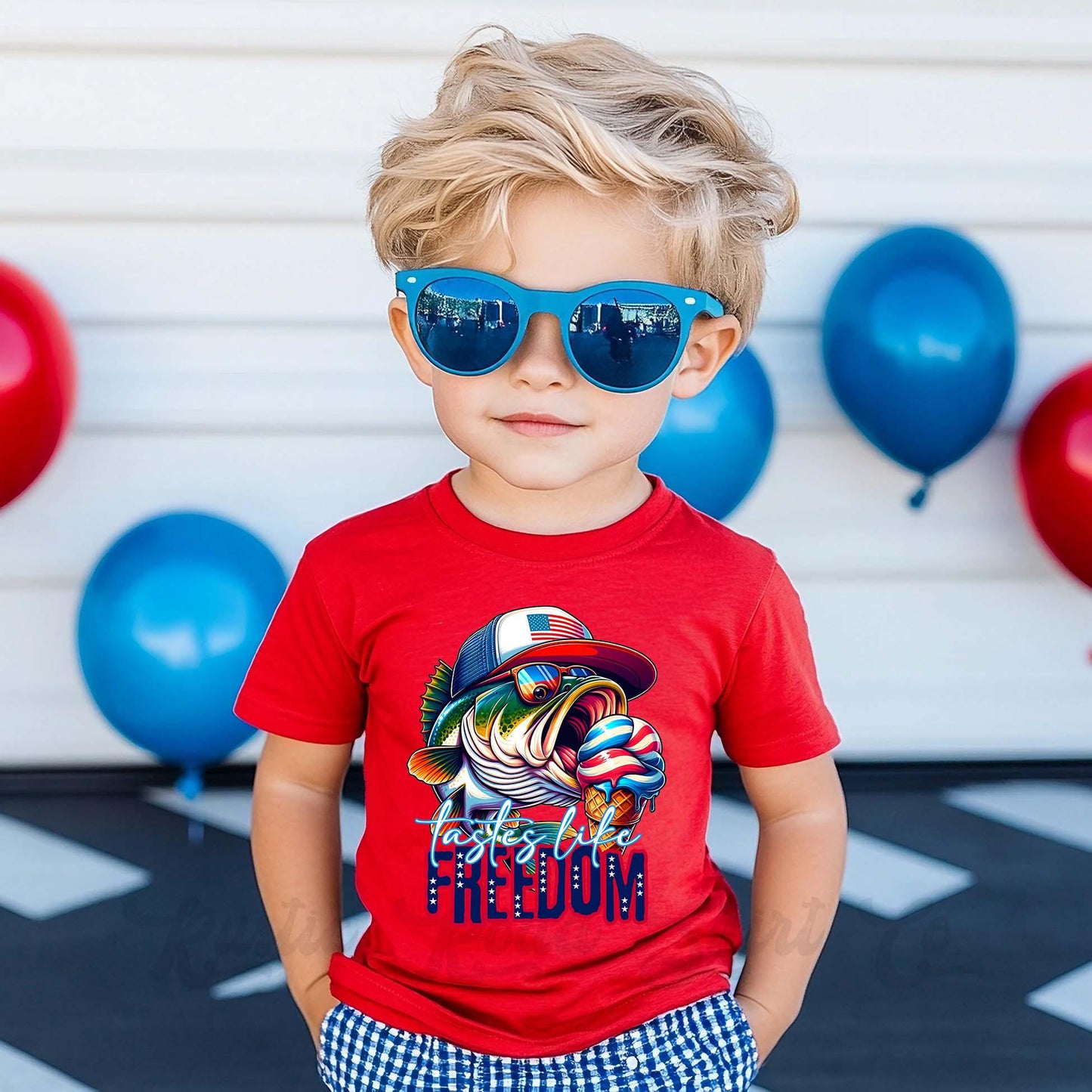 Boys 4th of July Shirt, Fishing Kids 4th of July Shirt, Goose Shirt, Funny 4th of July Shirt