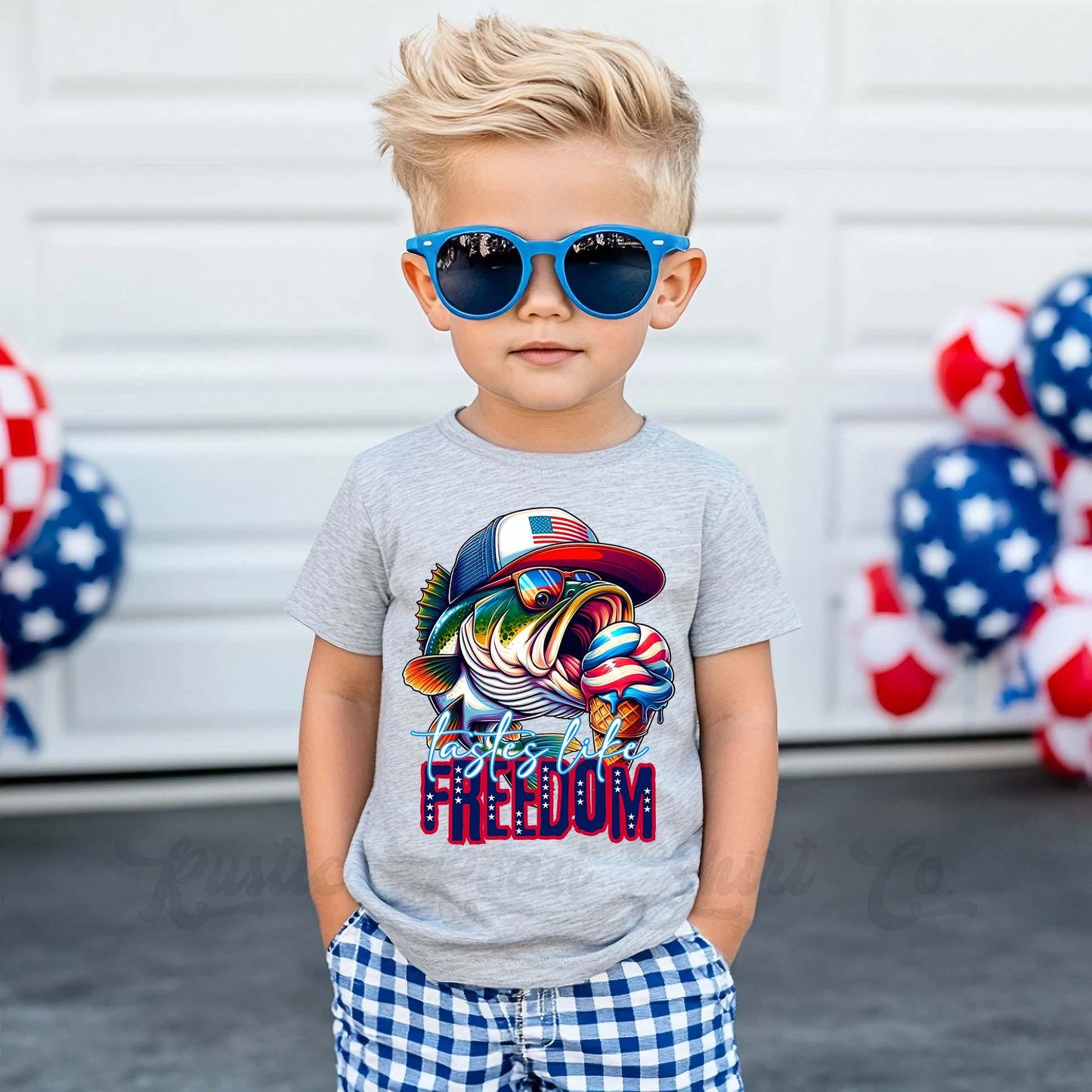 Boys 4th of July Shirt, Fishing Kids 4th of July Shirt, Goose Shirt, Funny 4th of July Shirt
