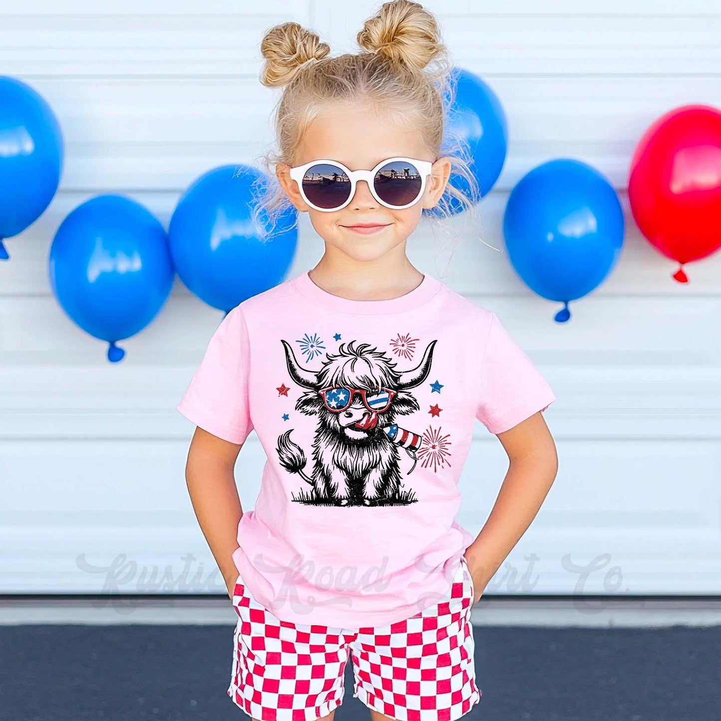 Kids 4th of July Shirt, Boys 4th of July Shirt, Memorial Day Shirt, Cow Kids Shirt, Funny 4th of July Shirt