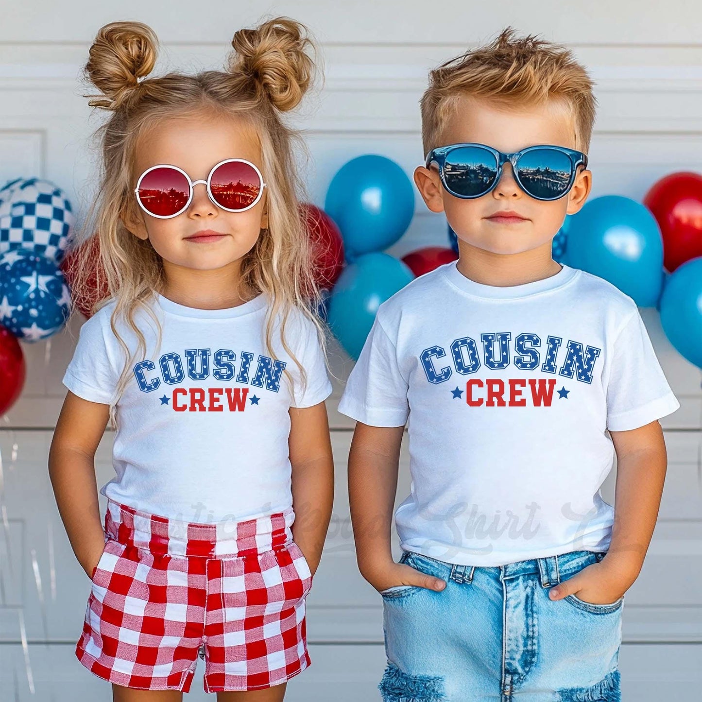 Kids 4th of July Shirt, Cousin 4th of July Shirt, Memorial Day Shirt, Cow Kids Shirt, Funny 4th of July Shirt