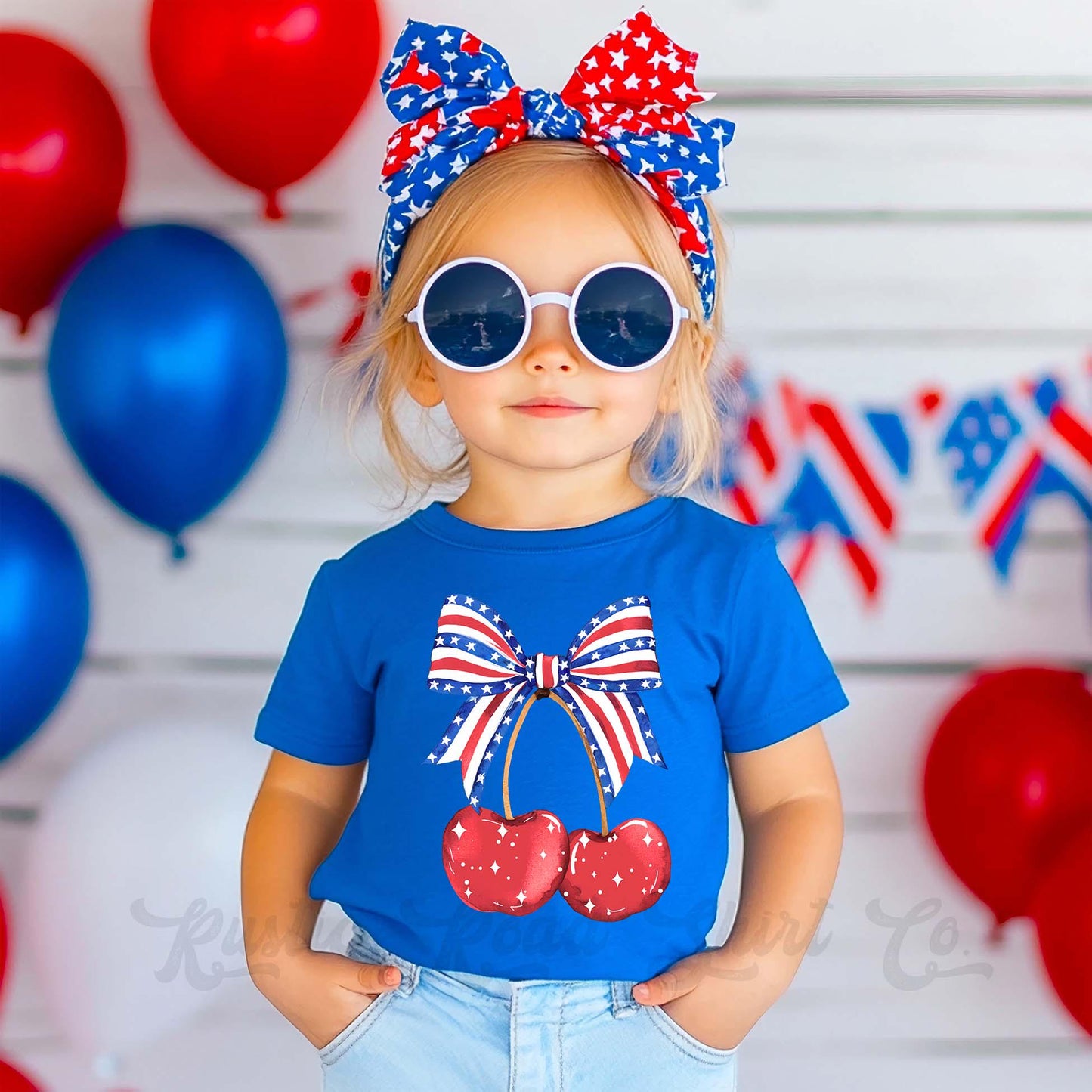Girls 4th of July Shirt, Cherry Coquette Shirt, Kids 4th of July Shirt, Boys 4th of July Shirt, Memorial Day Shirt