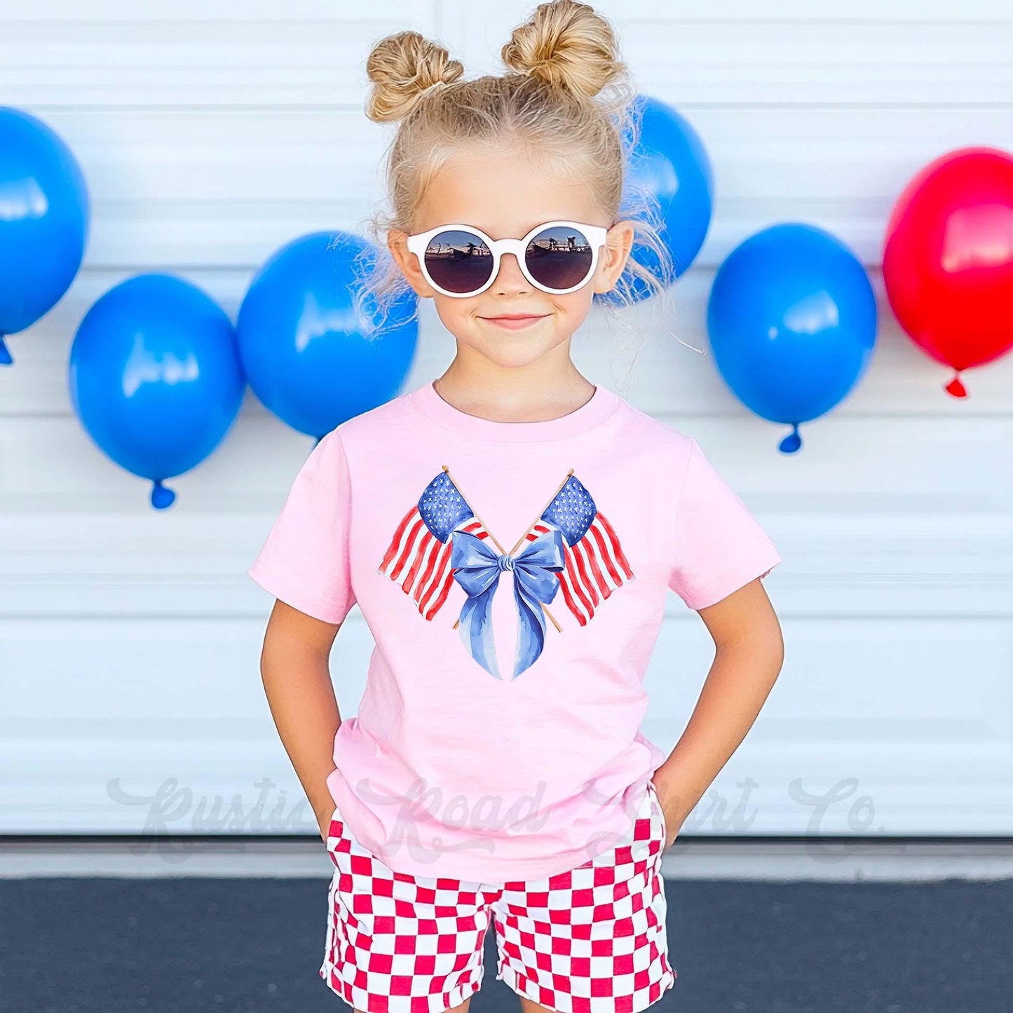 Girls 4th of July Shirt, Coquette Bow Shirt, Kids 4th of July Shirt, Boys 4th of July Shirt, Memorial Day Shirt