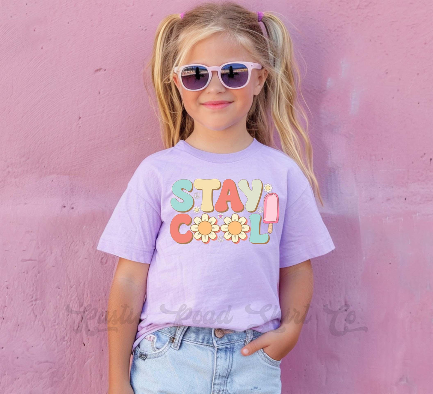 Stay Cool Shirt, Lake Girls Shirt, Summer Girls Shirt, Beach Vacation Shirt, Retro 90s shirt, Summer Vacation Shirt,
