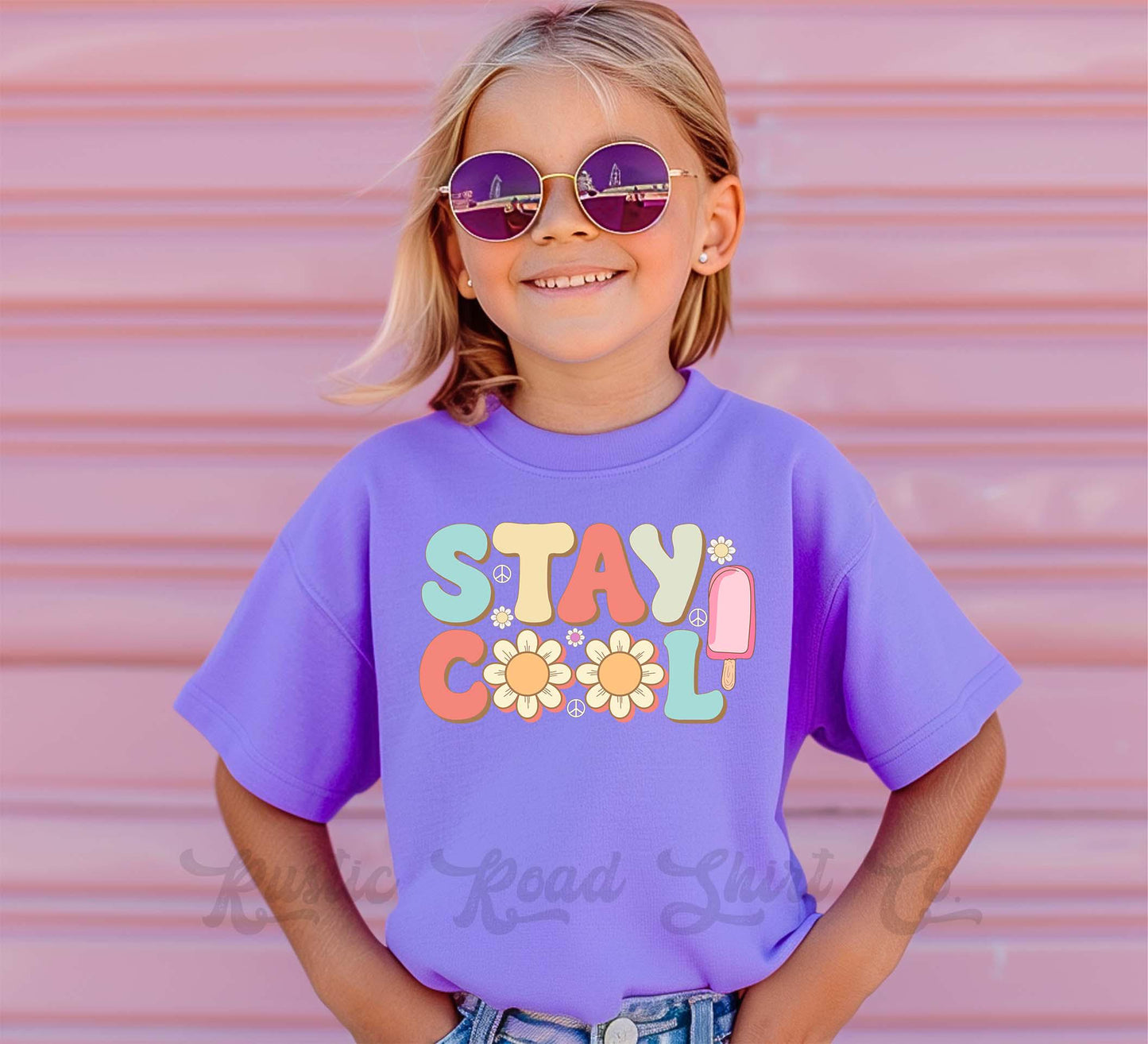 Stay Cool Shirt, Lake Girls Shirt, Summer Girls Shirt, Beach Vacation Shirt, Retro 90s shirt, Summer Vacation Shirt,