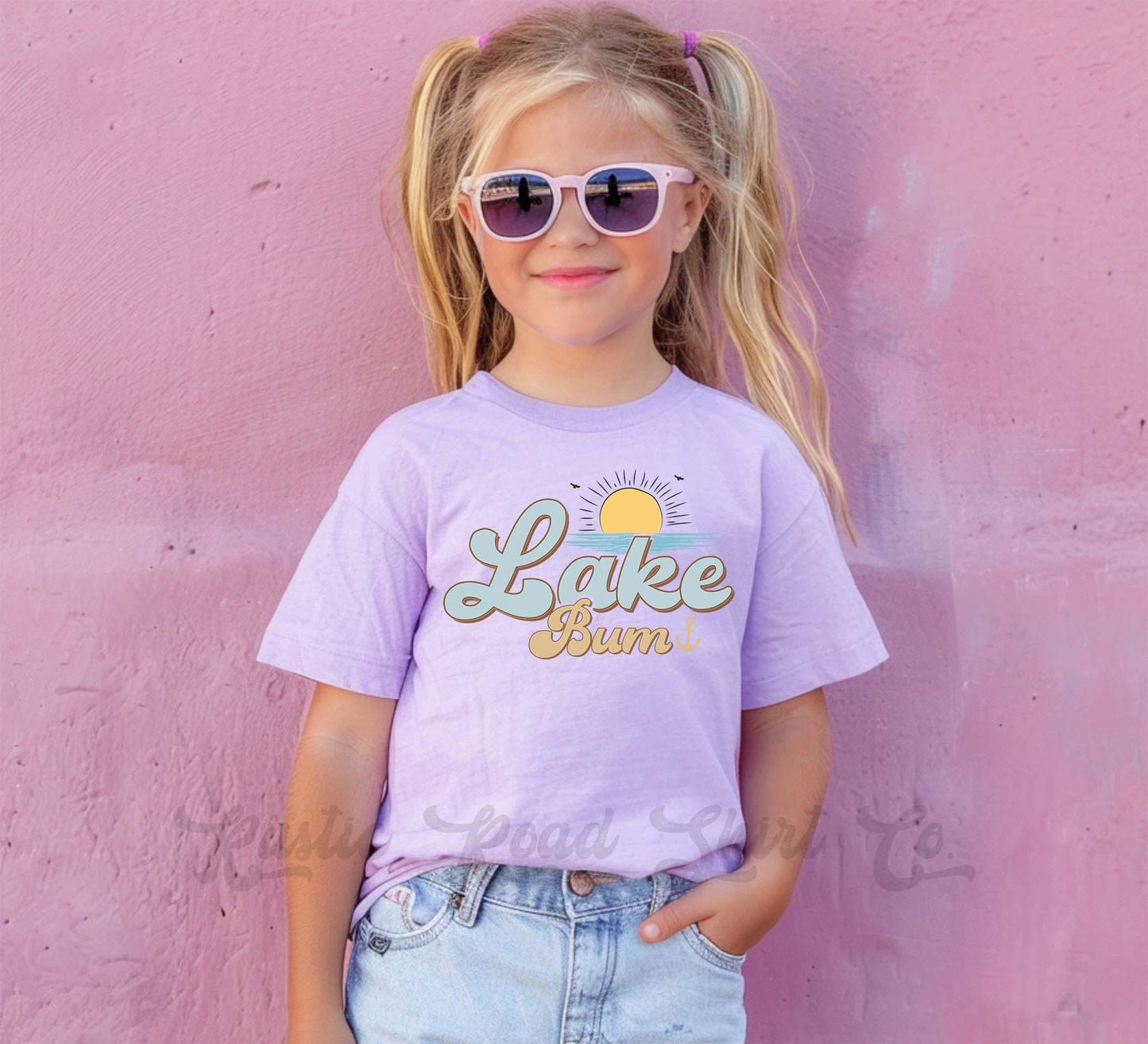 Lake Bum Shirt, Lake Girls Shirt, Summer Girls Shirt, Beach Vacation Shirt, Retro 90s shirt, Summer Vacation Shirt,