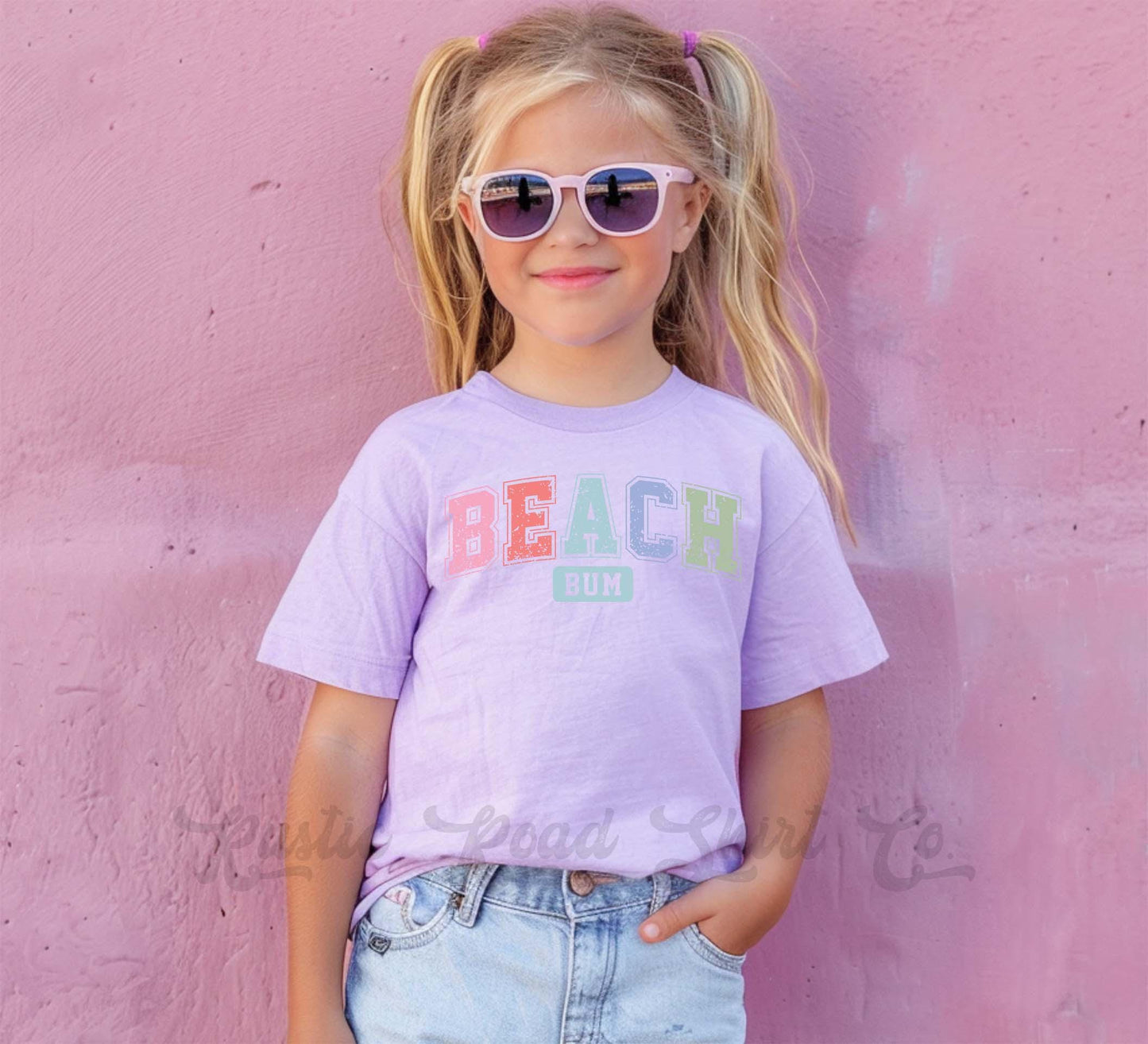 Beach Bum Shirt, Lake Girls Shirt, Summer Girls Shirt, Beach Vacation Shirt, Retro 90s shirt, Summer Vacation Shirt,