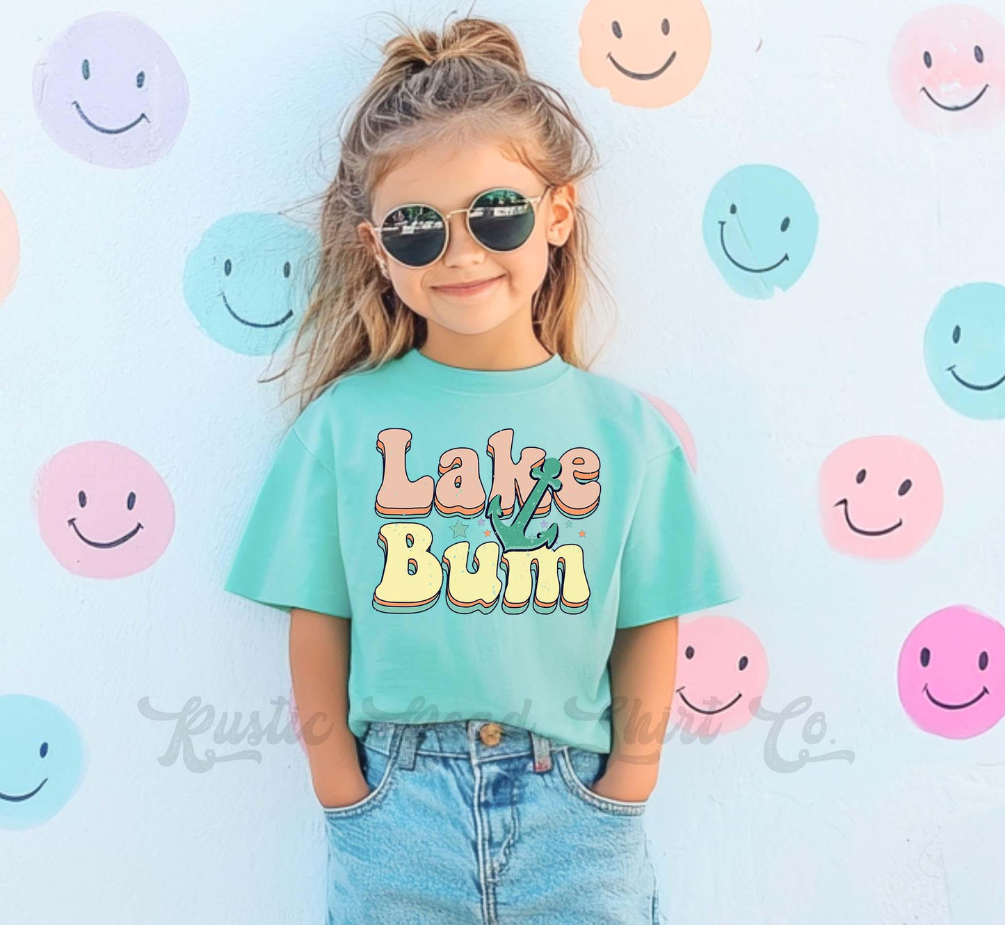 Lake Bum Shirt, Summer Girls Shirt, Beach Vacation Shirt, Retro 90s shirt, Summer Vacation Shirt,