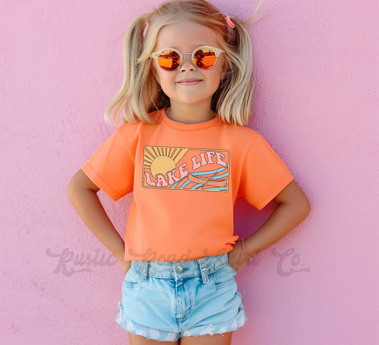 Lake Life Shirt, Summer Girls Shirt, Beach Vacation Shirt, Retro 90s shirt, Summer Vacation Shirt,