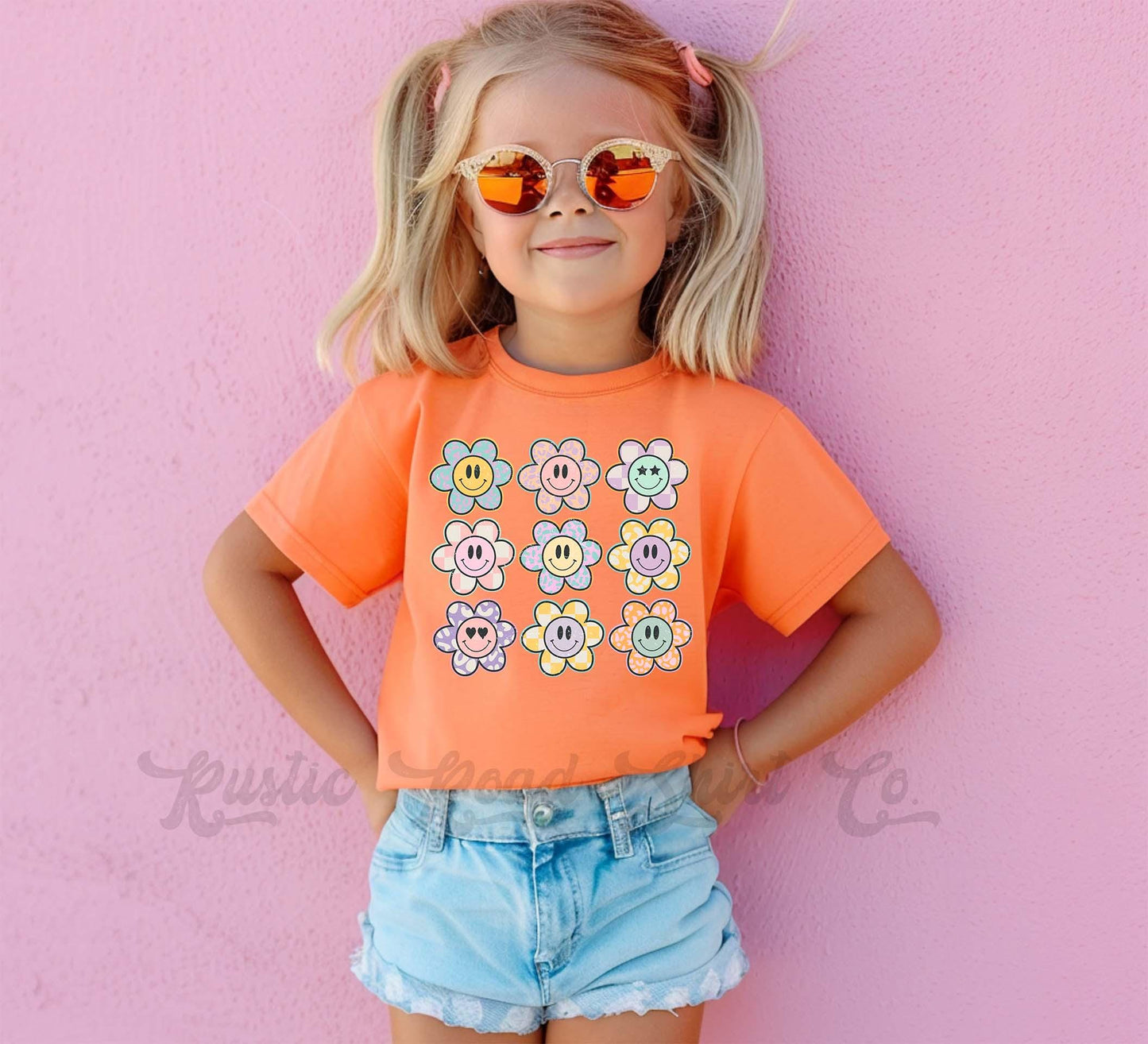 Preppy Girls Shirt, Summer Girls Shirt, Beach Vacation Shirt, Retro 90s shirt, Summer Vacation Shirt,
