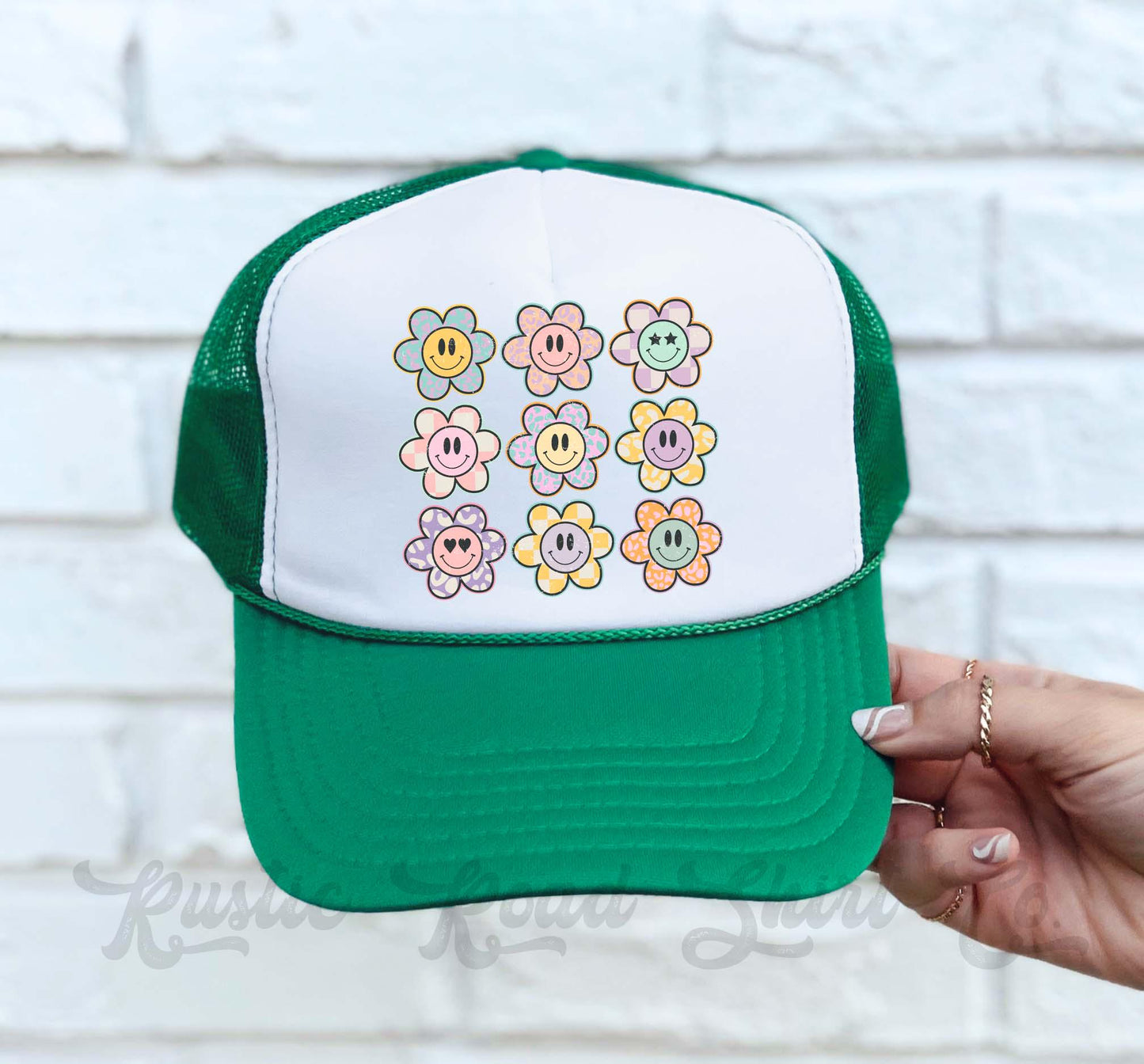 Preppy Style Hat, Lake Life Hat, Lake Bum Hat, Lake Bum Hat, 90's Retro Neon Hat, Vintage Style Trucker Hat