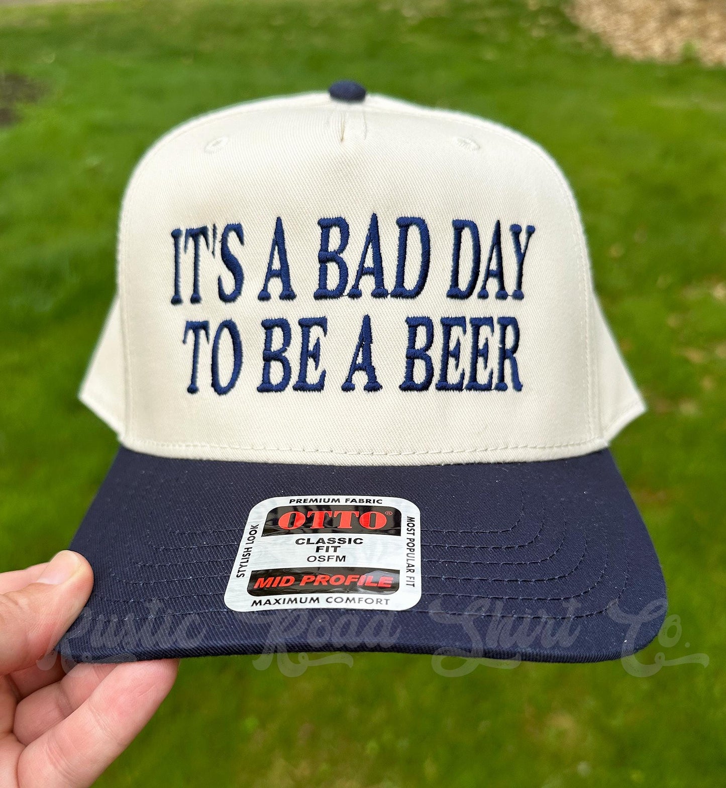 It's a Bad Day to be a Beer Hat, Embroidered Trucker Hat, Embroidered Team Hat, Custom Trucker Hat