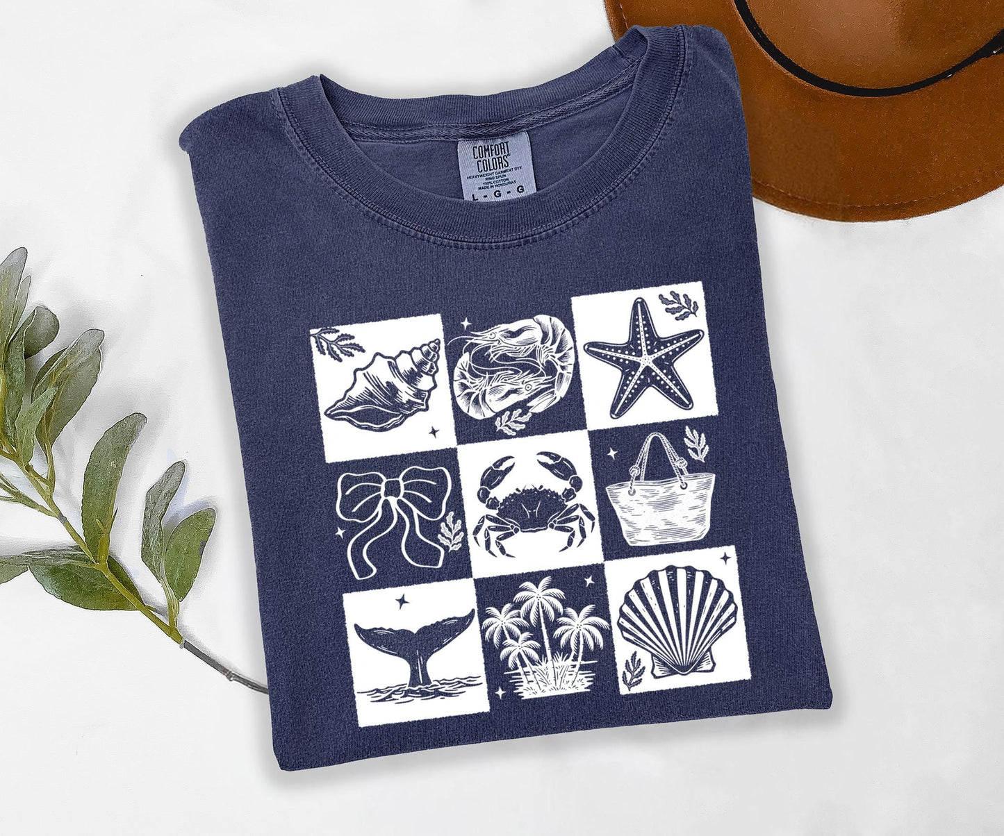 Beach Summer Shirt, Comfort Colors® Shirt, Ocean Shirt, Summer Coquette Shirt, Oversized Shirt, Plus Sized Shirt