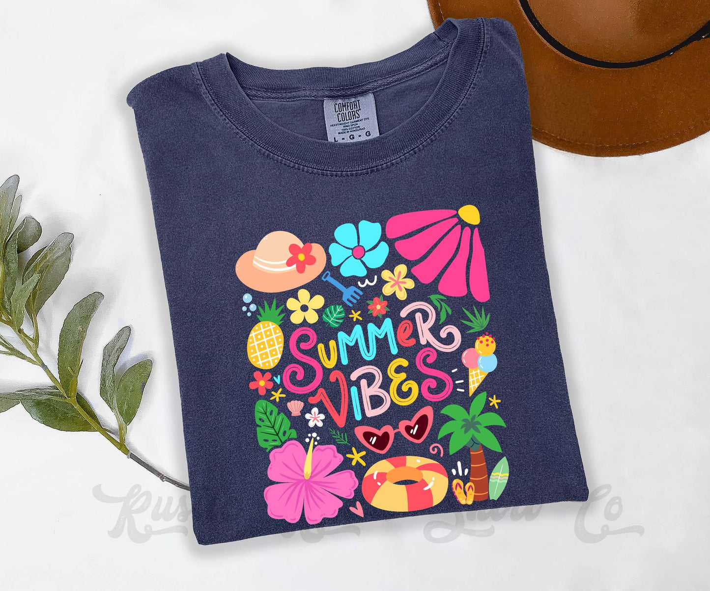 Summer Vibes Shirt, Comfort Colors® Shirt, Lake Life Shirt, Summer Coquette Shirt, Oversized Shirt, Plus Sized Shirt
