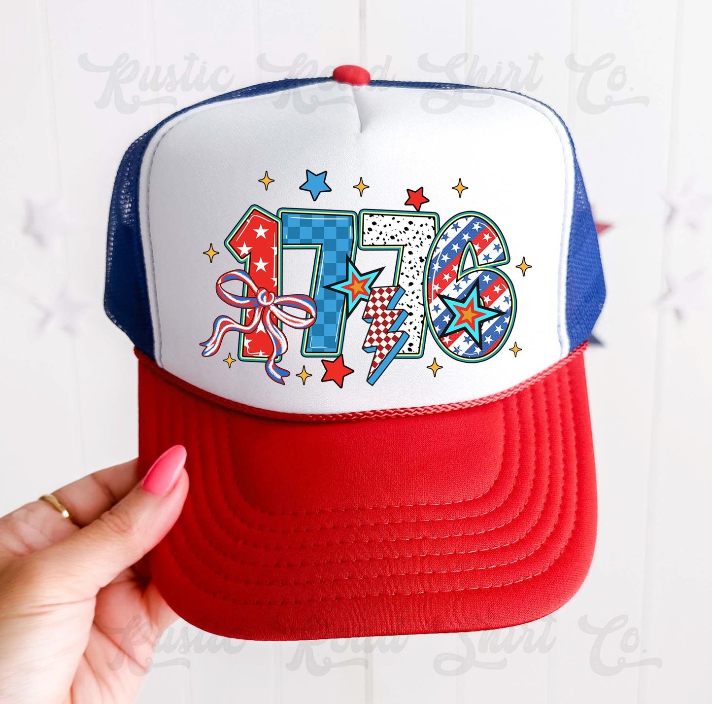 1776 Trucker Hat, 4th of July Hat, USA Trucker Hat, Patriotic Hat, Summer Hat, Funny Trucker Hat