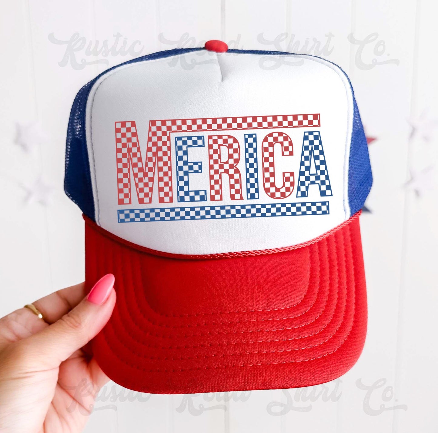 Merica 4th of July Hat, 4th of July Hat, USA Trucker Hat, Patriotic Hat, Summer Hat, Funny Trucker Hat