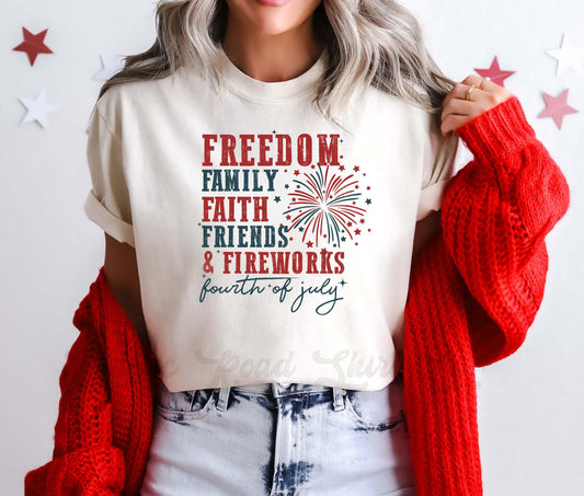 Freedom Shirt, Fourth of July Shirt, Memorial Day Shirt, Comfort Colors™ Shirt, 4th of July Shirt,
