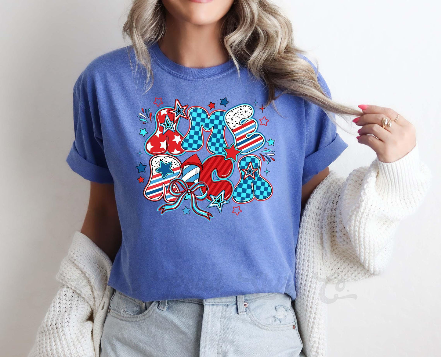 America Shirt, Fourth of July Shirt, Memorial Day Shirt, Comfort Colors™ Shirt, 4th of July Shirt,