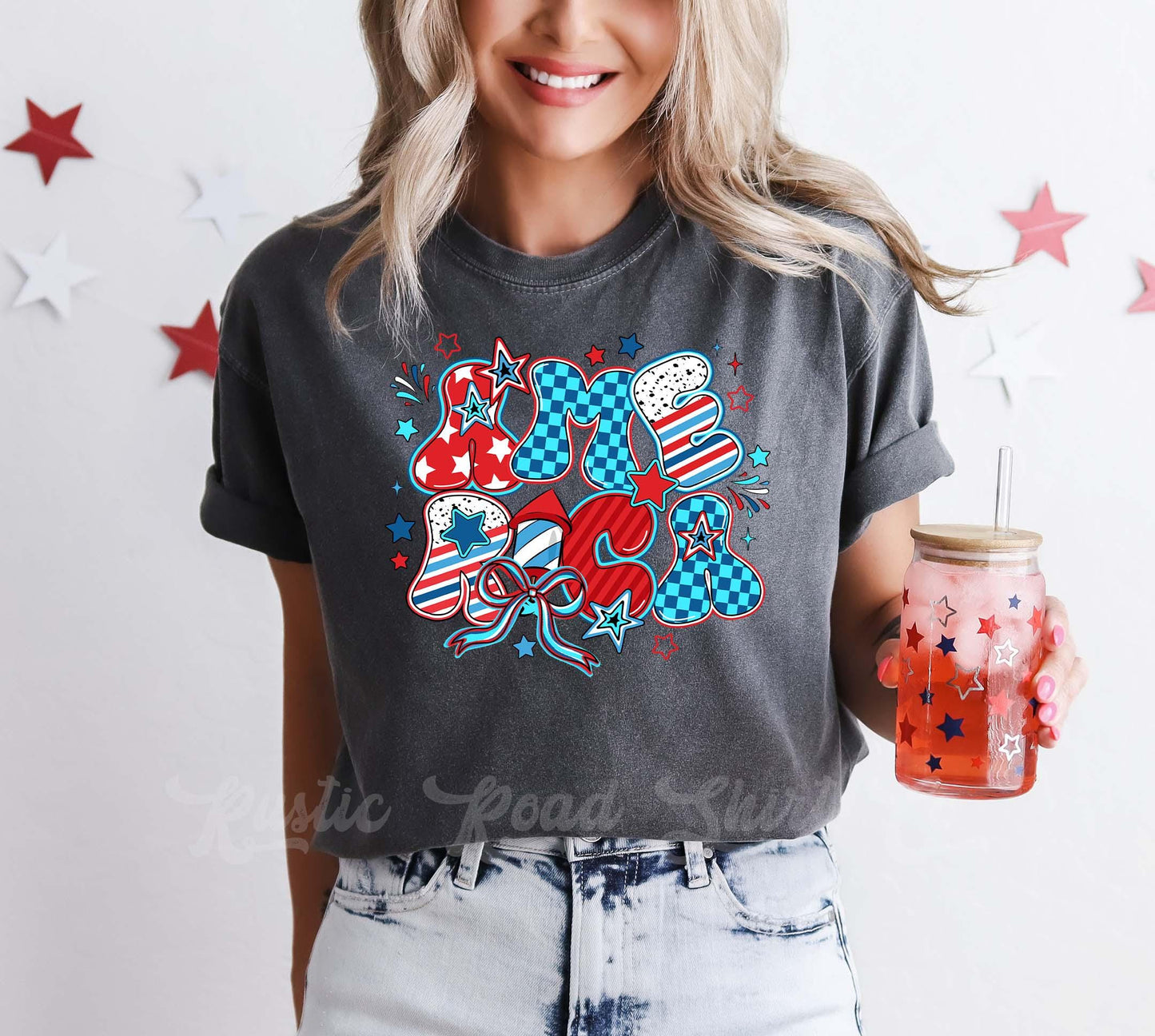 America Shirt, Fourth of July Shirt, Memorial Day Shirt, Comfort Colors™ Shirt, 4th of July Shirt,