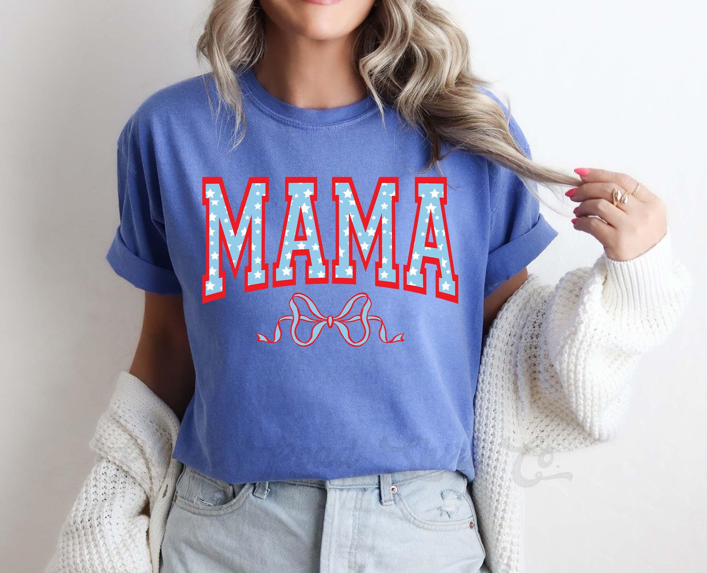 Mama 4th of July Shirt, Fourth of July Shirt, Memorial Day Shirt, Comfort Colors™ Shirt, 4th of July Shirt,