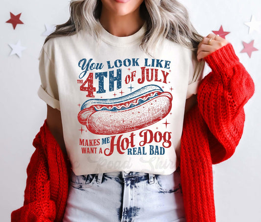 You Look Like the 4th of July Shirt, Fourth of July Shirt, Memorial Day Shirt, Comfort Colors™ Shirt, 4th of July Shirt,
