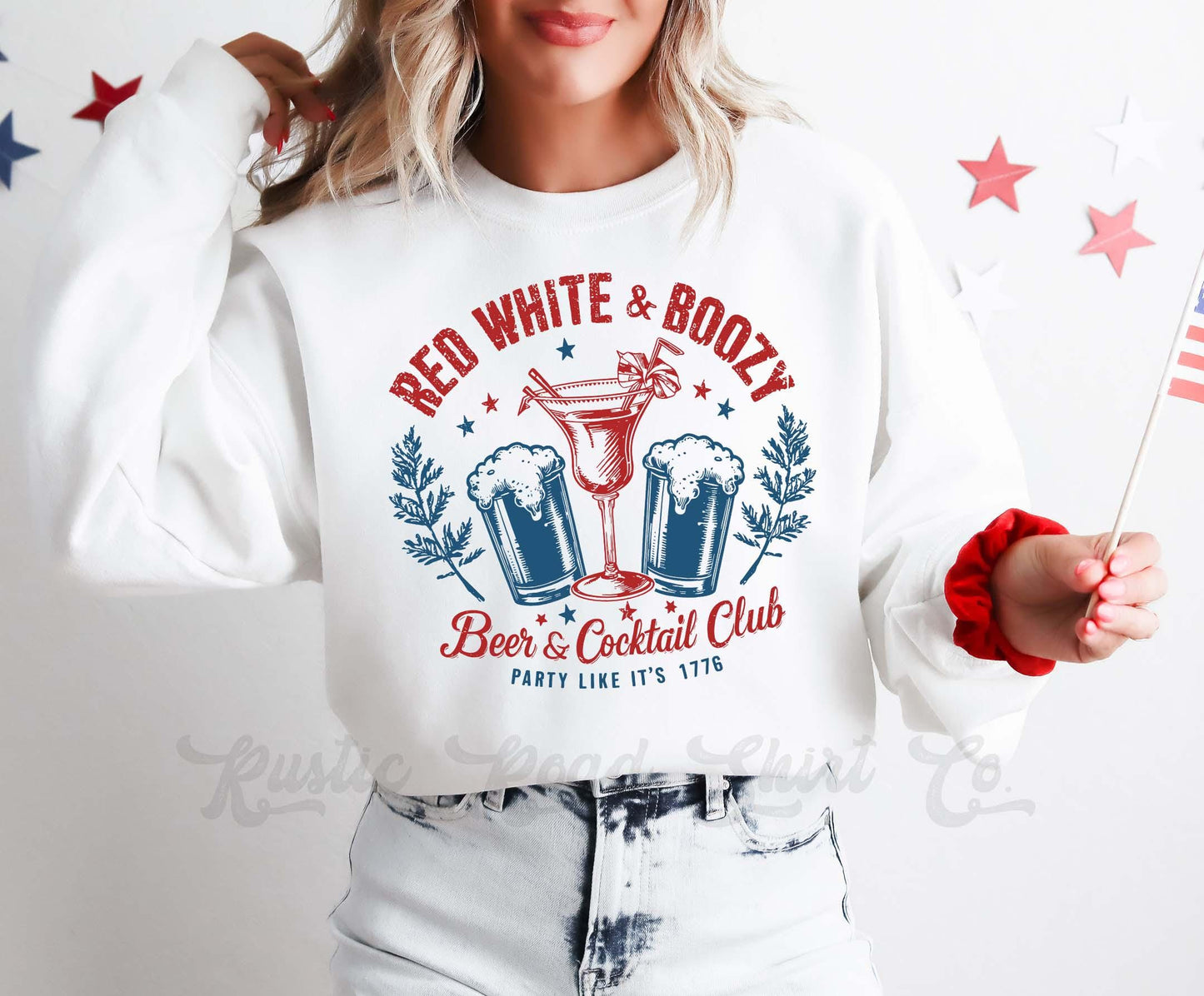 Drinking 4th of July Sweatshirt, USA Sweatshirt, Women's 4th of July, Fourth of July Sweatshirt, Patriotic Shirt