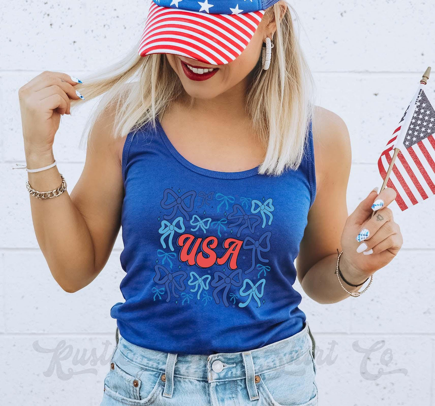 4th of July Tank Top, Goose 4th of July Tank, Fourth of July Tank, Patriotic Tank Top, USA Tank Top