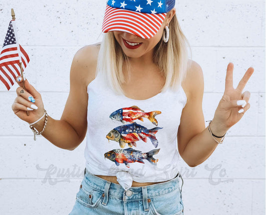 4th of July Tank Top, Lake Life Tank, Fourth of July Tank, Patriotic Tank Top, USA Tank Top