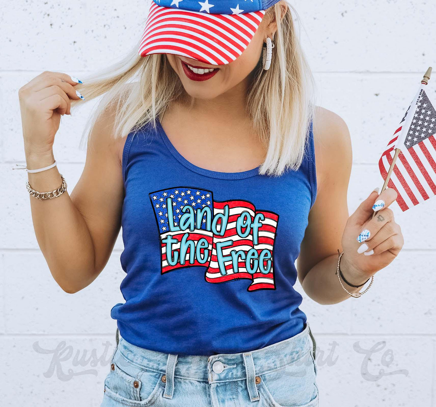 4th of July Tank Top, Land of the Free Tank, Fourth of July Tank, Patriotic Tank Top, USA Tank Top