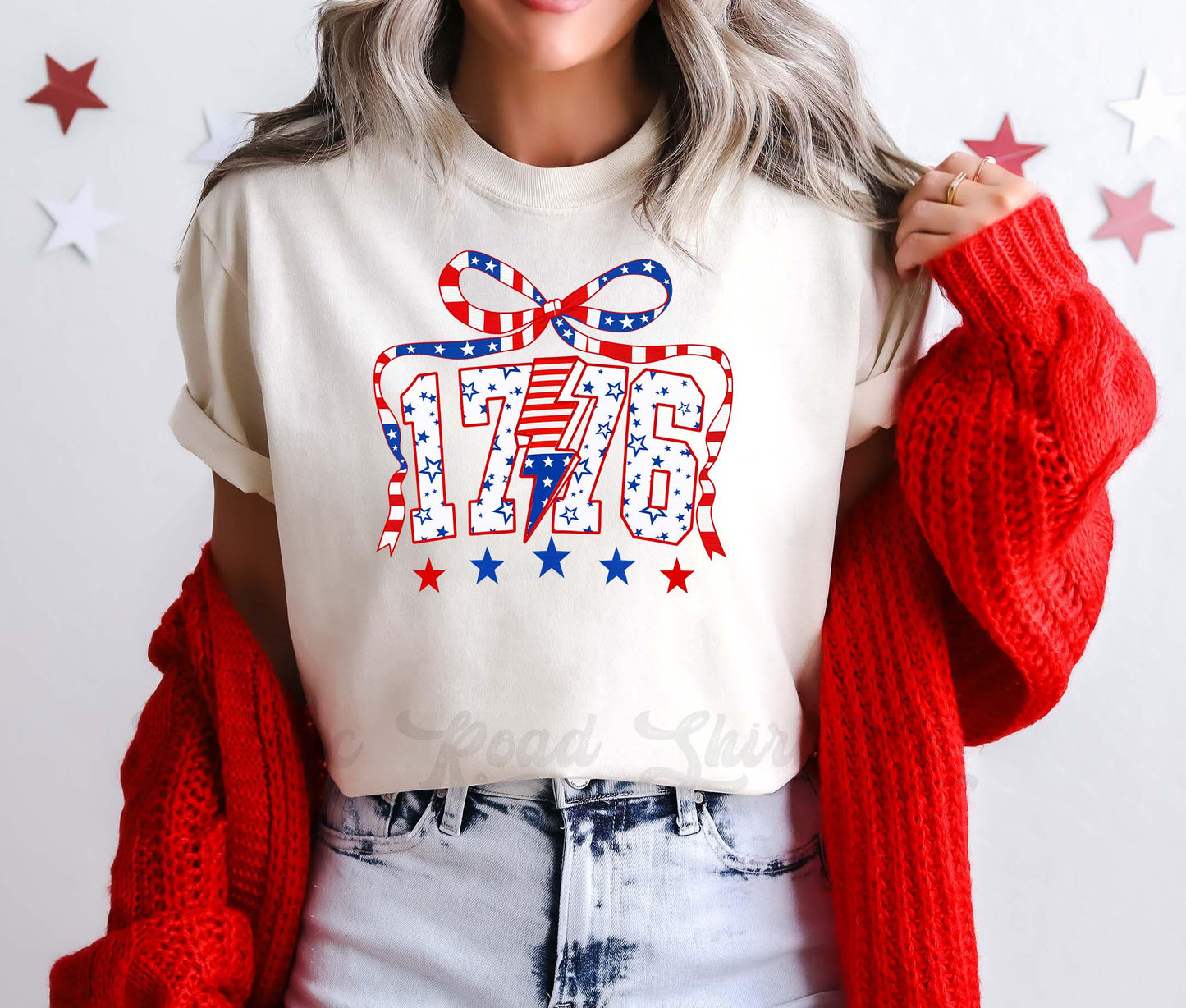 Fourth of July Shirt, 1776 Shirt, Mama America Shirt, Comfort Colors™ Shirt, 4th of July Shirt, Coquette Mama Shirt