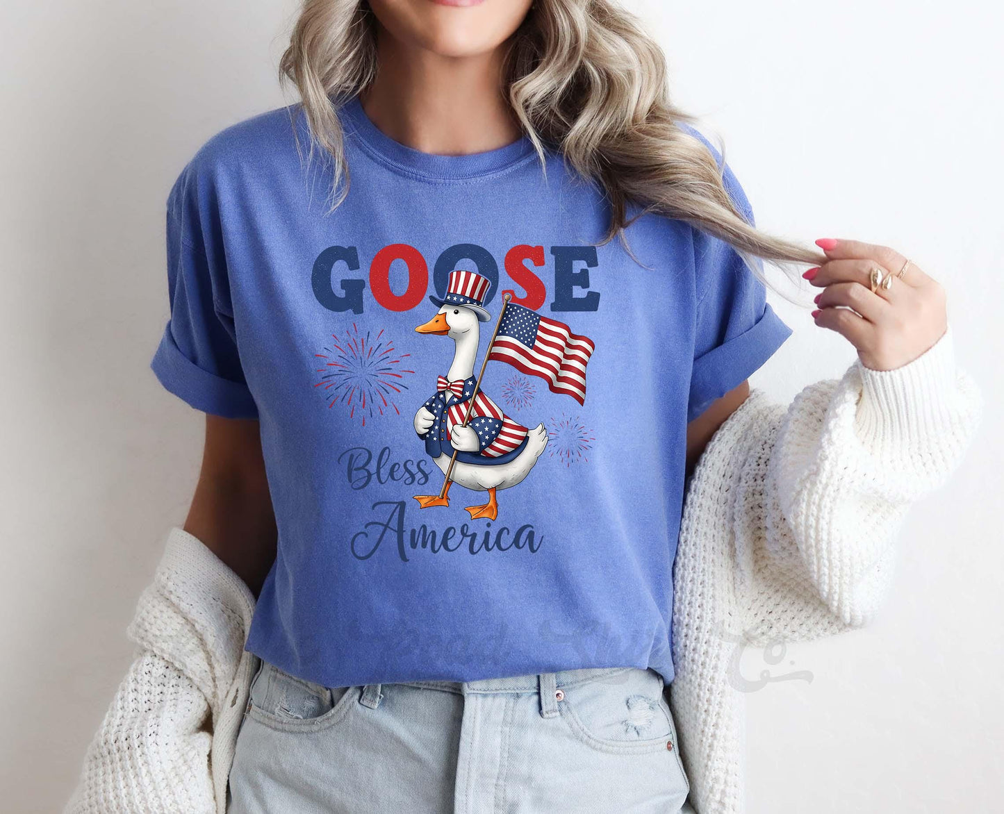 Fourth of July Shirt, Silly Goose Shirt, Memorial Day Shirt, America Shirt, Comfort Colors™ Shirt, 4th of July Shirt,