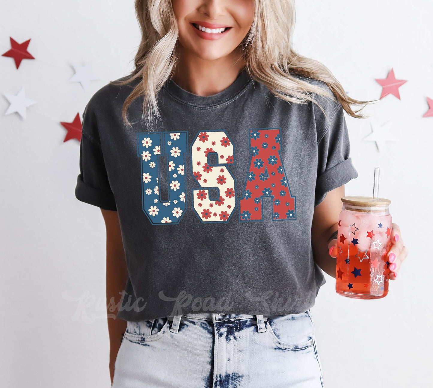 Fourth of July Shirt, USA Shirt, Memorial Day Shirt, Comfort Colors™ Shirt, 4th of July Shirt,