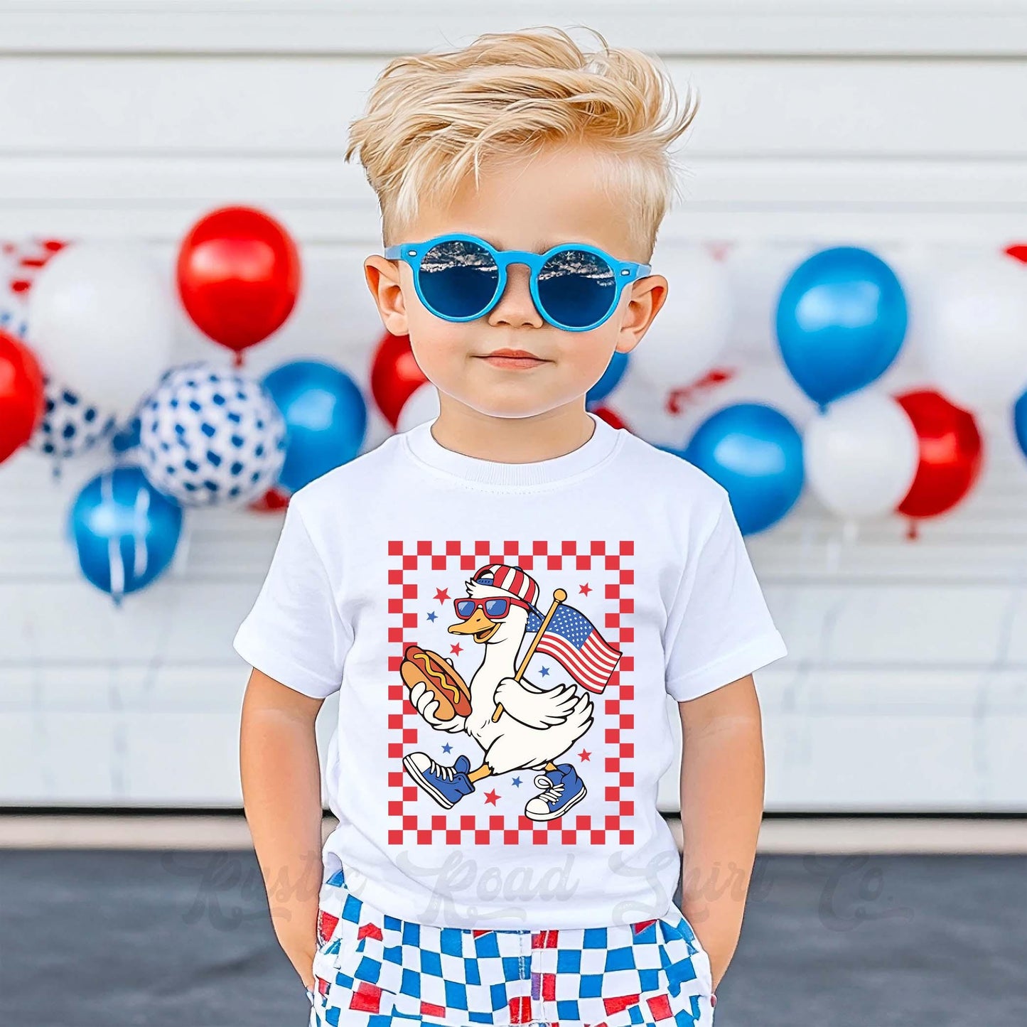 Boys 4th of July Shirt, Kids 4th of July Shirt, Goose Shirt, Funny 4th of July Shirt