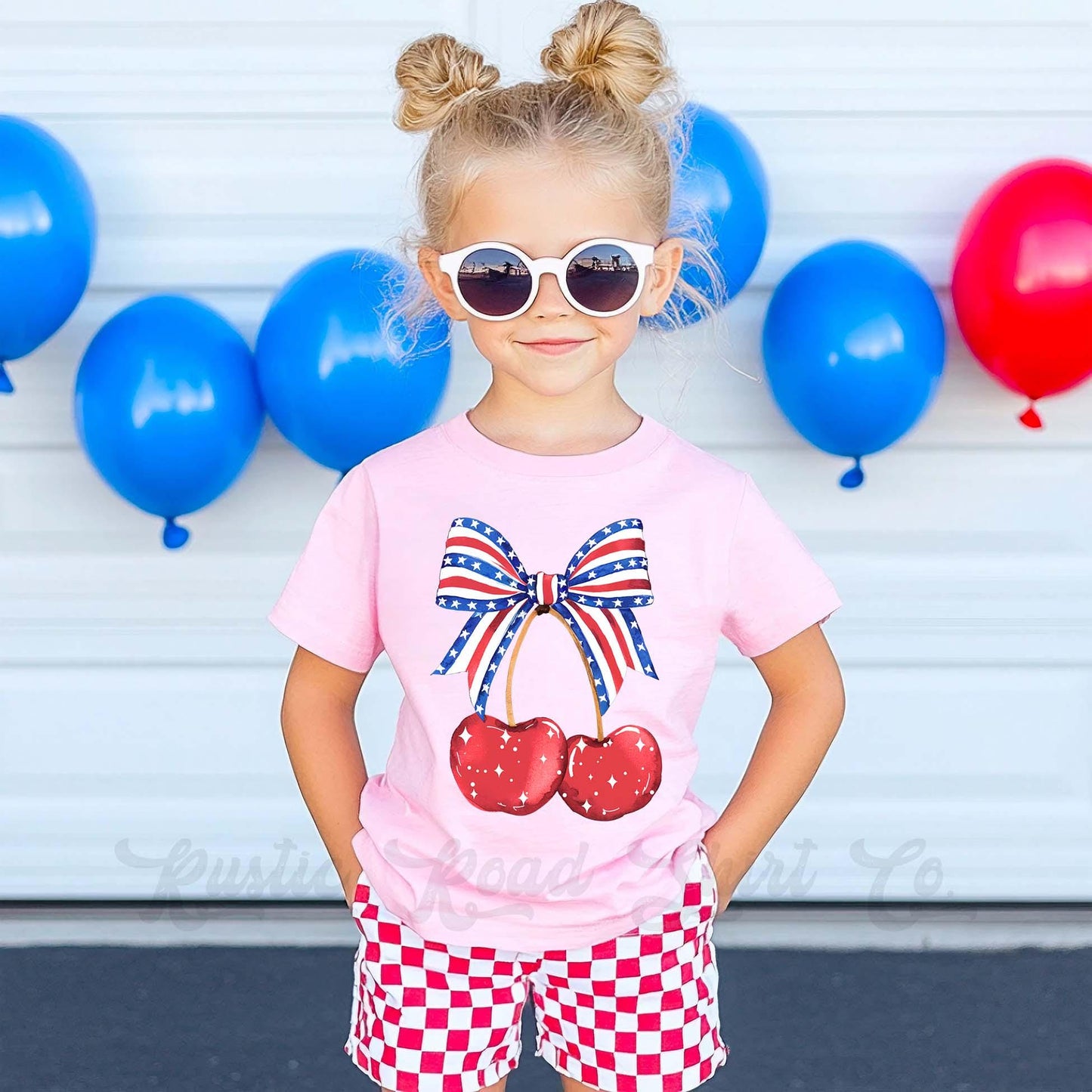 Girls 4th of July Shirt, Cherry Coquette Shirt, Kids 4th of July Shirt, Boys 4th of July Shirt, Memorial Day Shirt