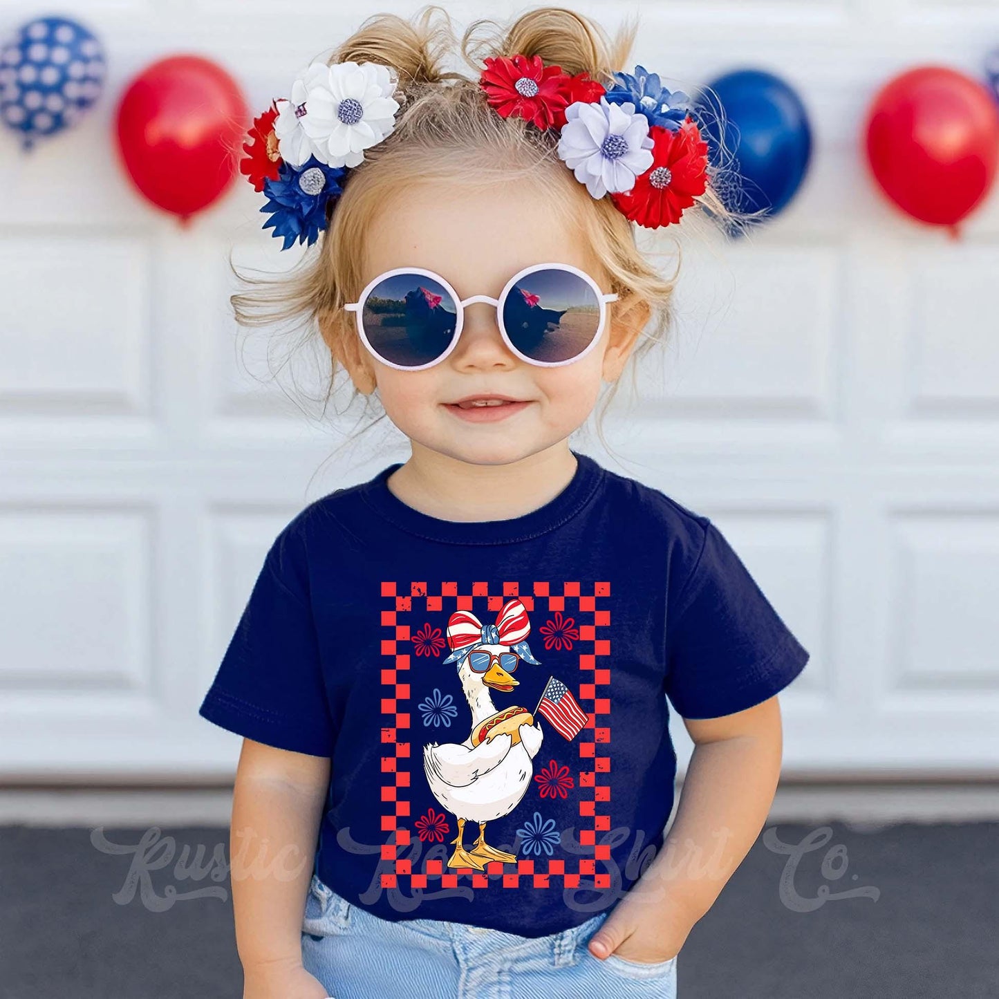 Girls 4th of July Shirt, Goose Shirt, Kids 4th of July Shirt, Boys 4th of July Shirt, Memorial Day Shirt