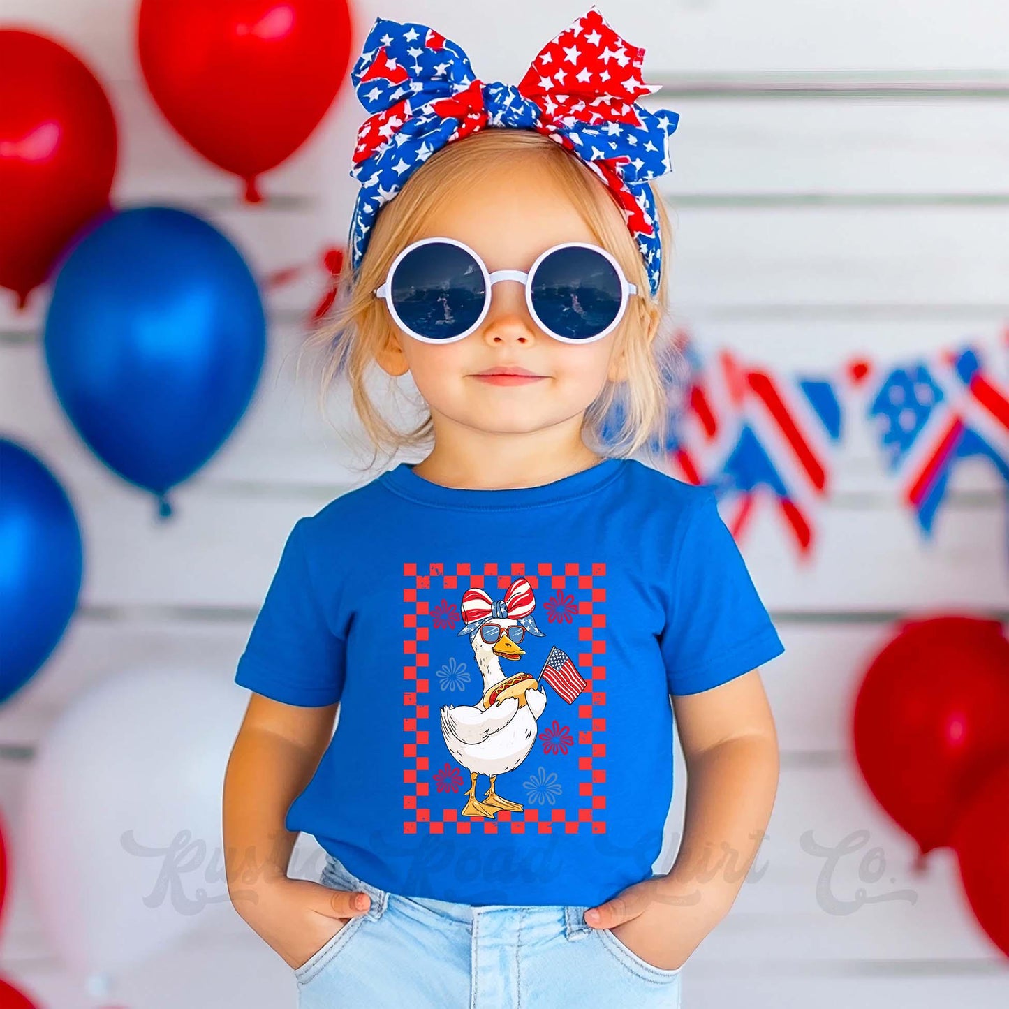 Girls 4th of July Shirt, Goose Shirt, Kids 4th of July Shirt, Boys 4th of July Shirt, Memorial Day Shirt