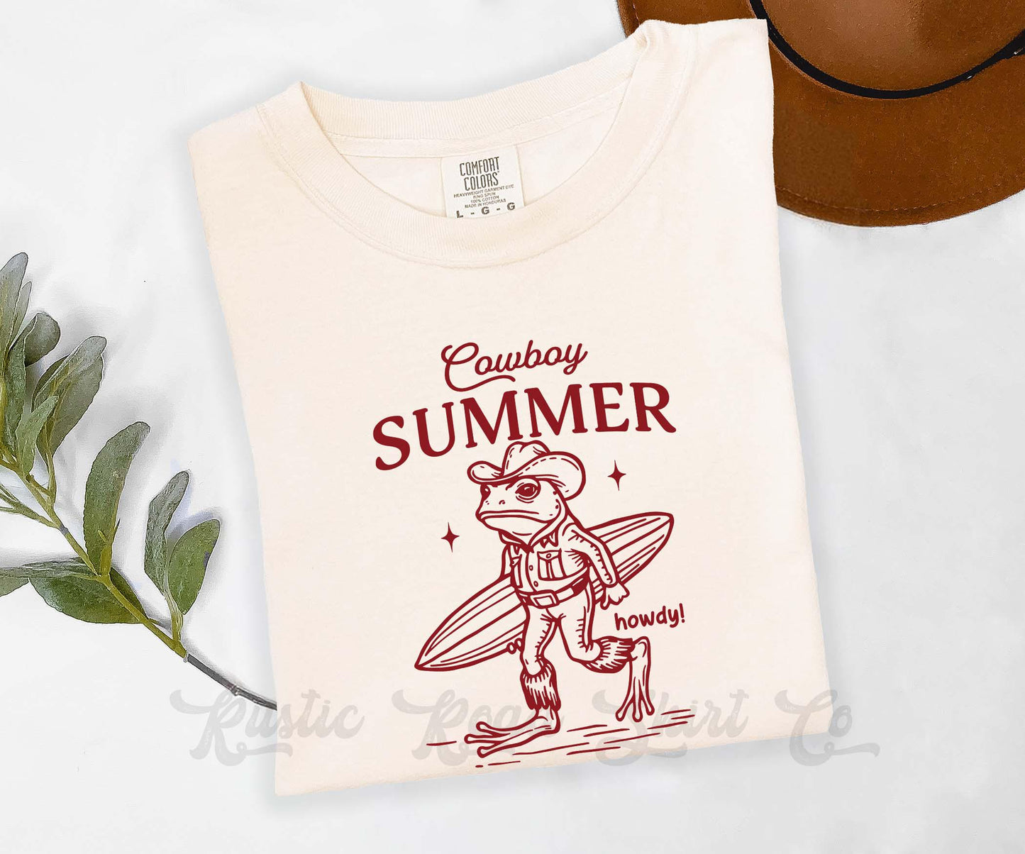 Cowboy Summer Shirt, Comfort Colors® Shirt, Funny Summer Shirt, Summer Coquette Shirt, Oversized Shirt, Plus Sized Shirt