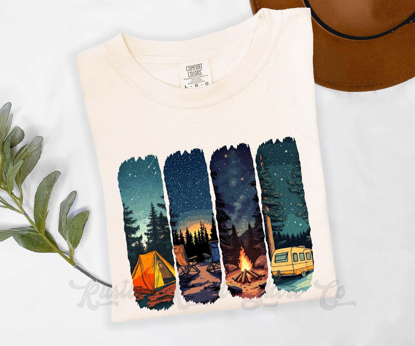 Camping Shirt, Comfort Colors® Shirt, Camping Trip Shirt, Summer Shirt, Oversized Shirt, Plus Sized Shirt
