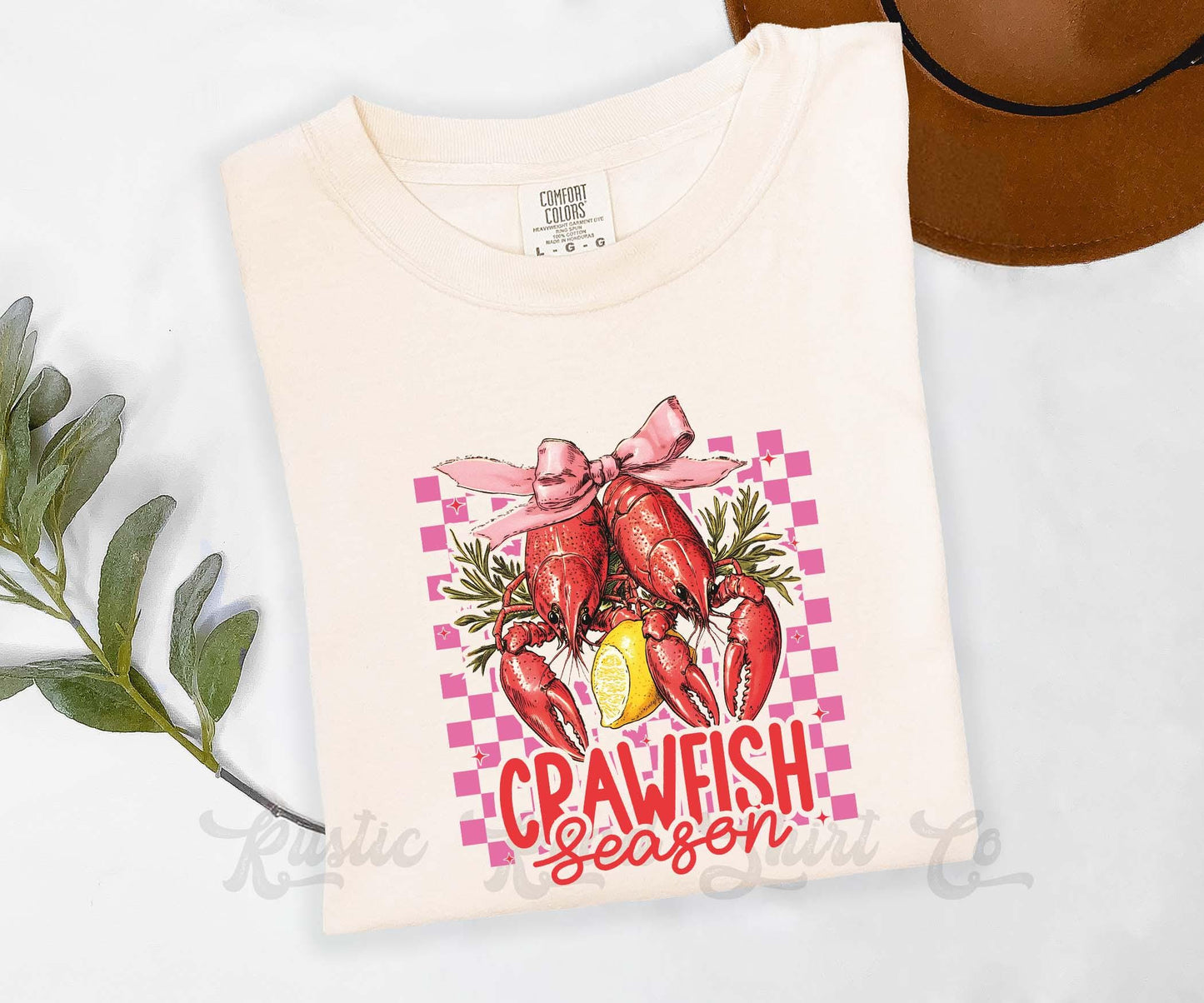 Crawfish Shirt, Comfort Colors® Shirt, Beach Shirt, Summer Shirt, Oversized Shirt, Plus Sized Shirt