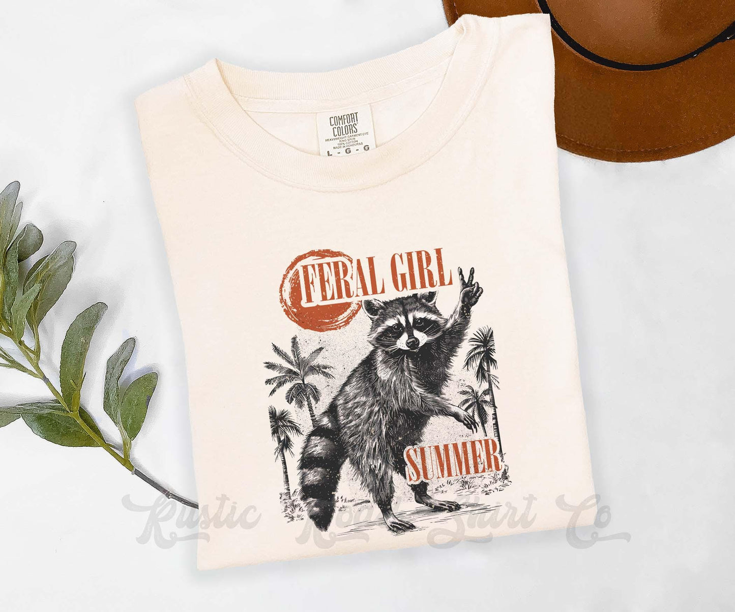 Feral Girl Summer Shirt, Comfort Colors® Shirt, Garden Shirt, Summer Shirt, Oversized Shirt, Plus Sized Shirt