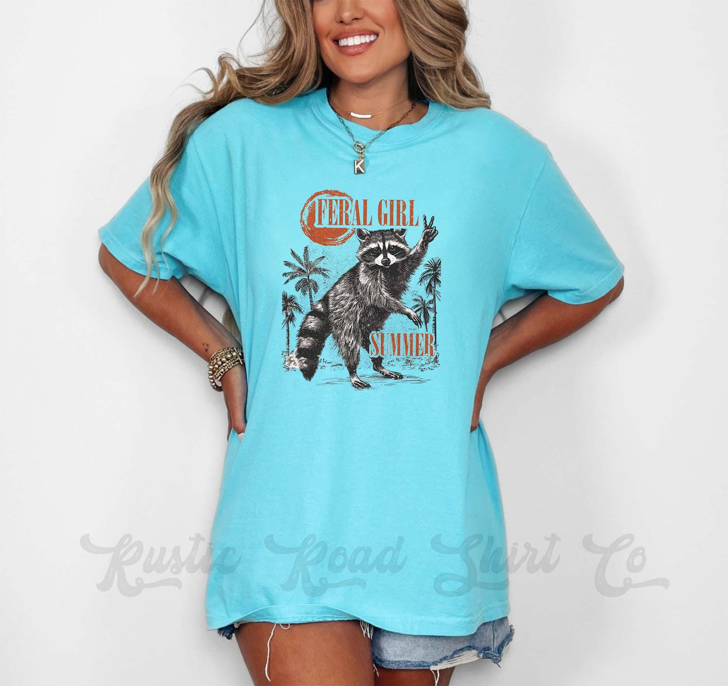 Feral Girl Summer Shirt, Comfort Colors® Shirt, Garden Shirt, Summer Shirt, Oversized Shirt, Plus Sized Shirt