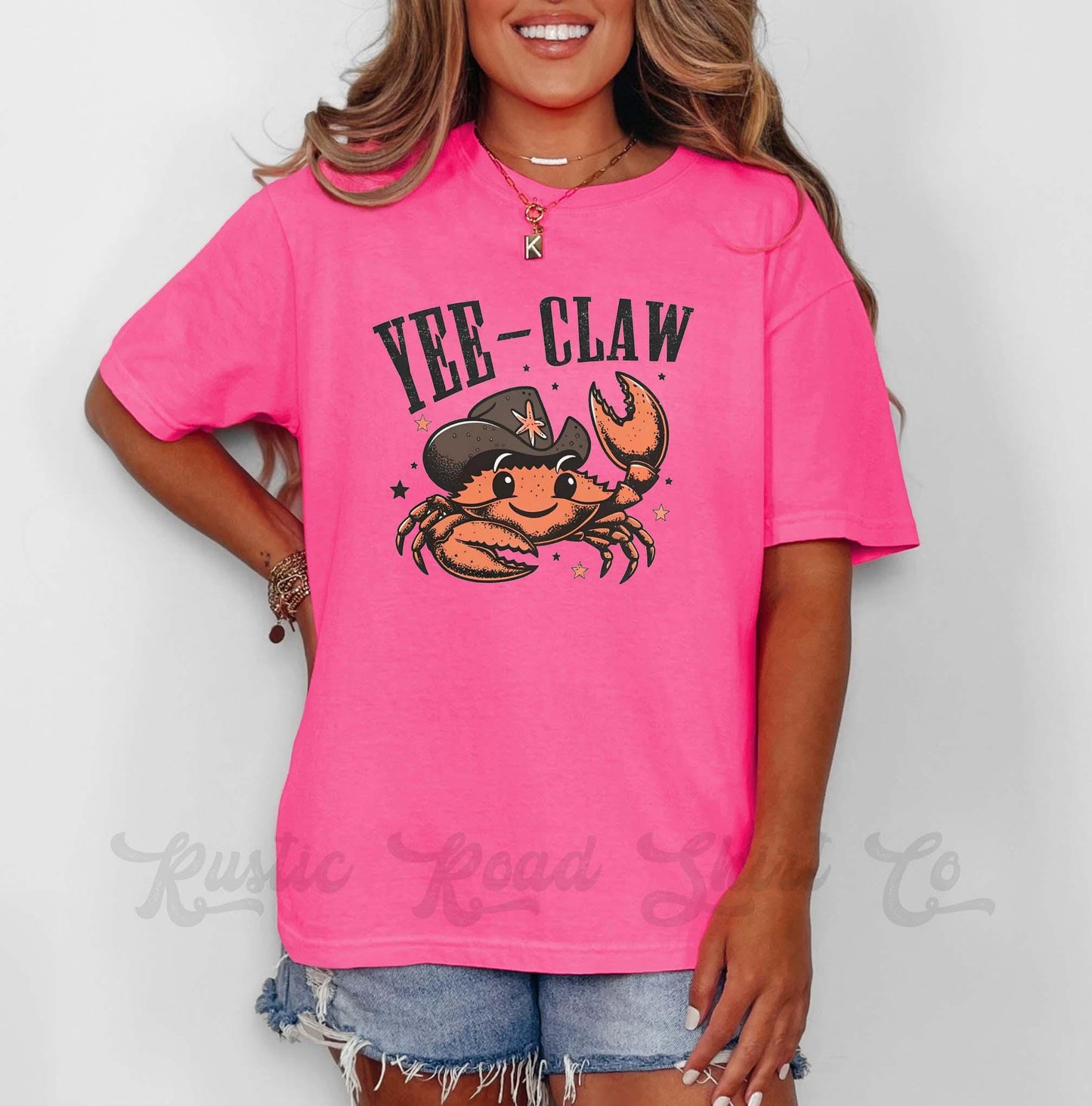 Yee Claw Shirt, Comfort Colors® Shirt, Funny Beach Shirt, Summer Shirt, Oversized Shirt, Plus Sized Shirt