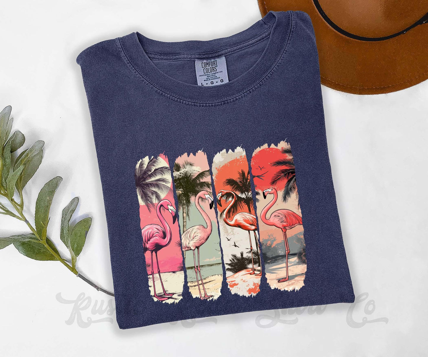 Flamingo Shirt, Comfort Colors® Shirt, Beach Shirt, Summer Shirt, Oversized Shirt, Plus Sized Shirt