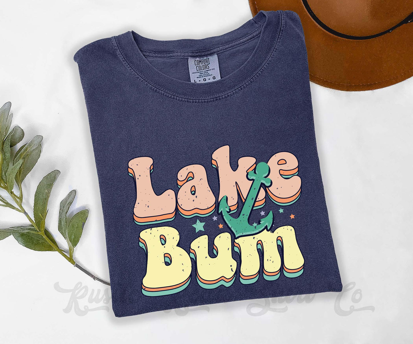 Lake Bum Shirt, Comfort Colors Shirt, Lake Life Shirt, Summer Shirt, Oversized Shirt, Plus Sized Shirt