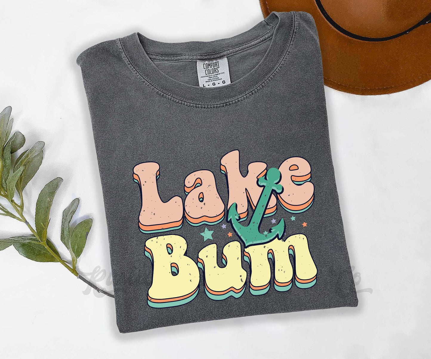Lake Bum Shirt, Comfort Colors Shirt, Lake Life Shirt, Summer Shirt, Oversized Shirt, Plus Sized Shirt